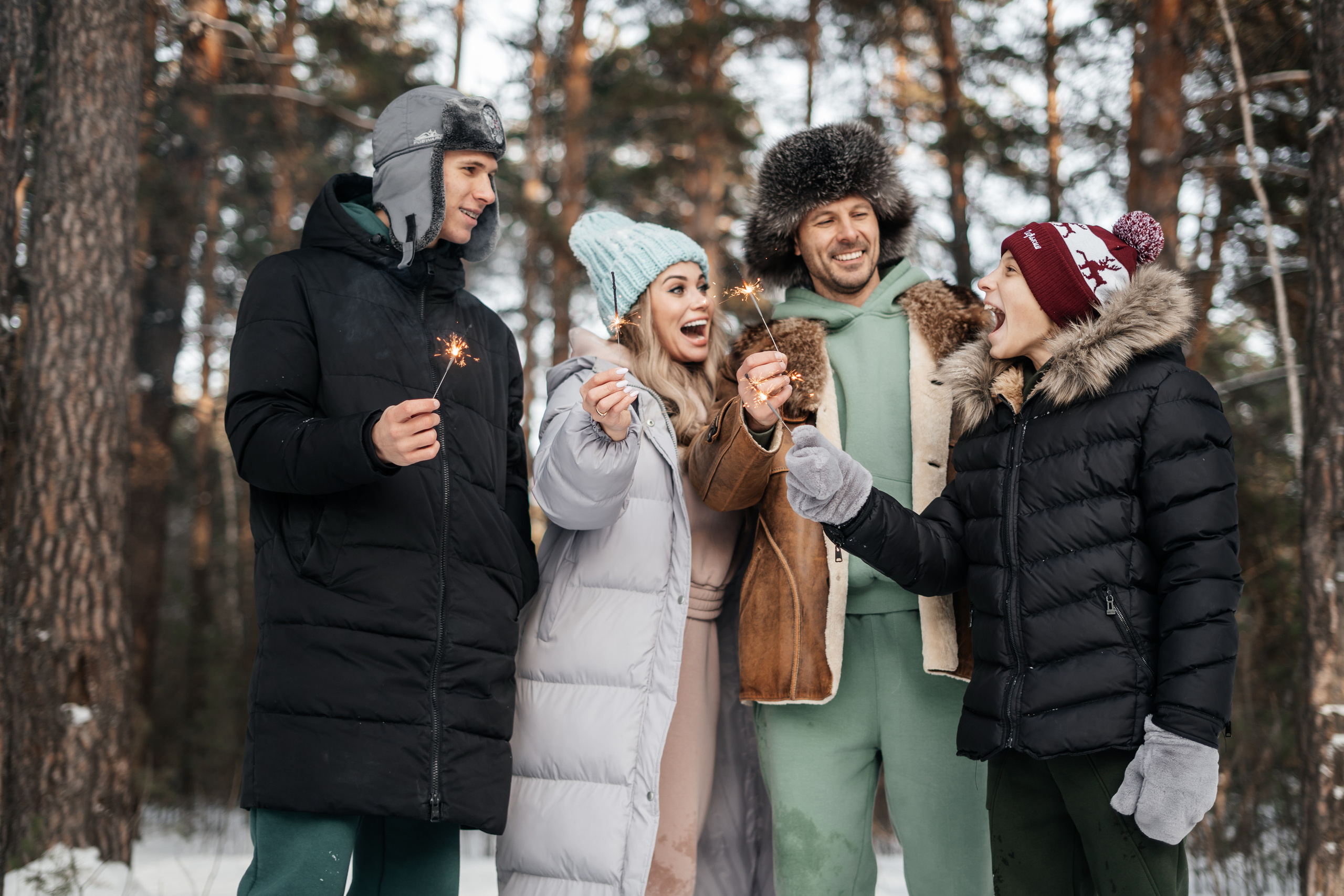 Семейная фотосессия в лесу. Свадебный и семейный фотограф В Барнауле Нечаева Таня