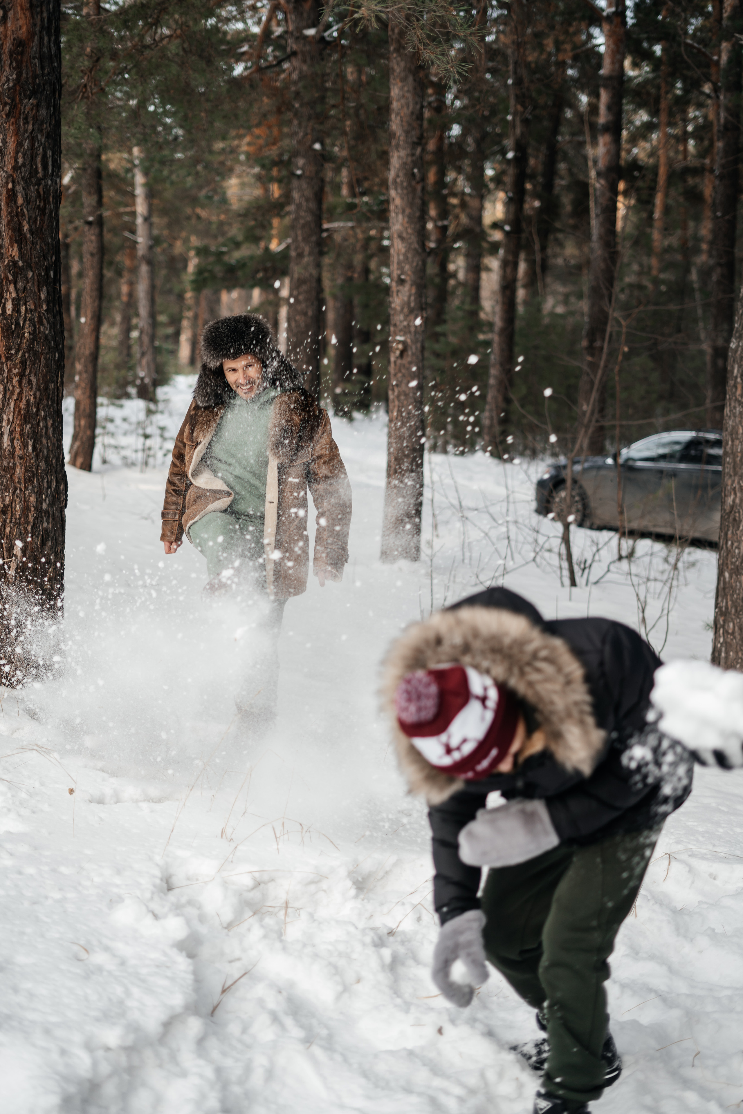 Семейная фотосессия в лесу. Свадебный и семейный фотограф В Барнауле Нечаева Таня