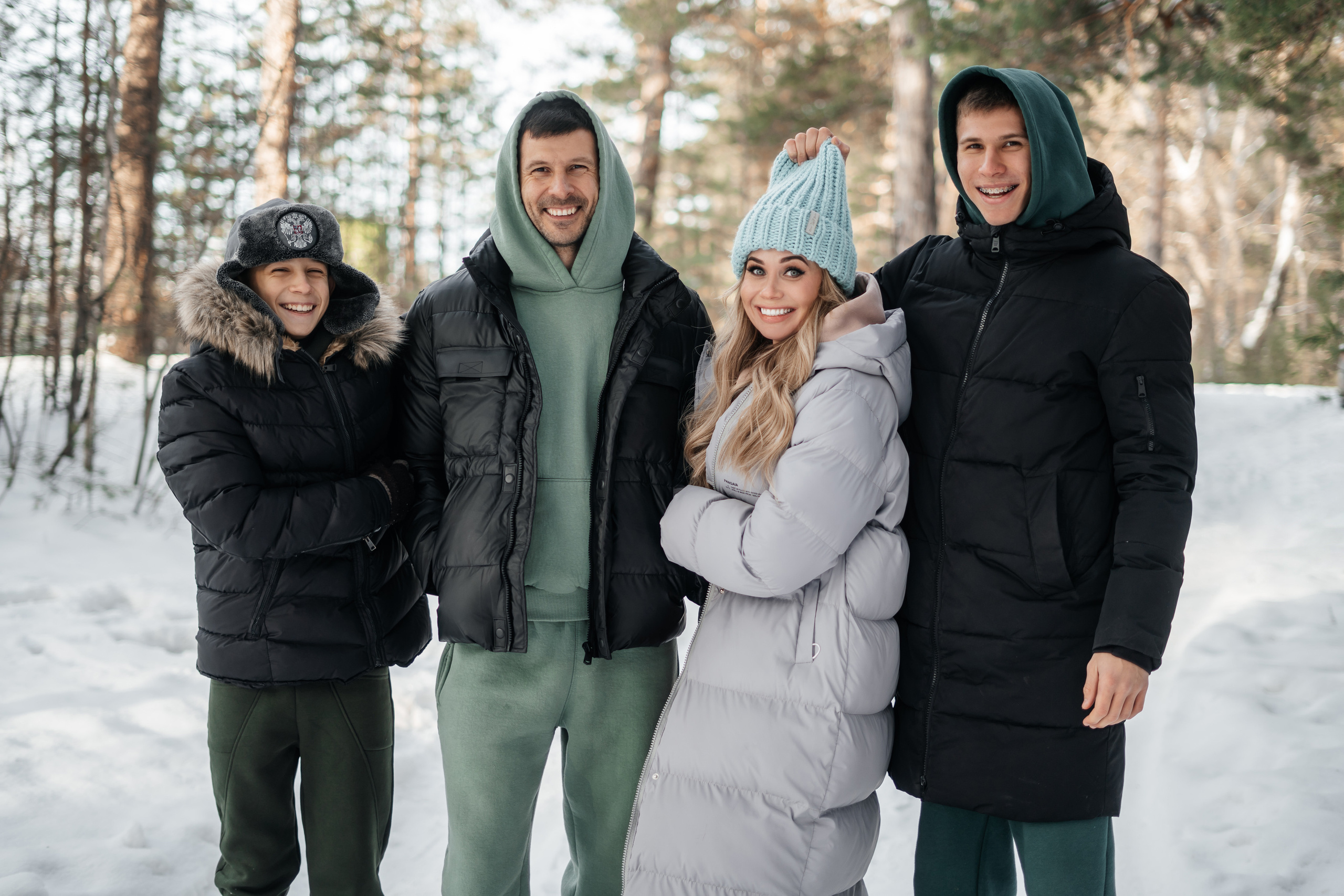 Семейная фотосессия в лесу. Свадебный и семейный фотограф В Барнауле Нечаева Таня