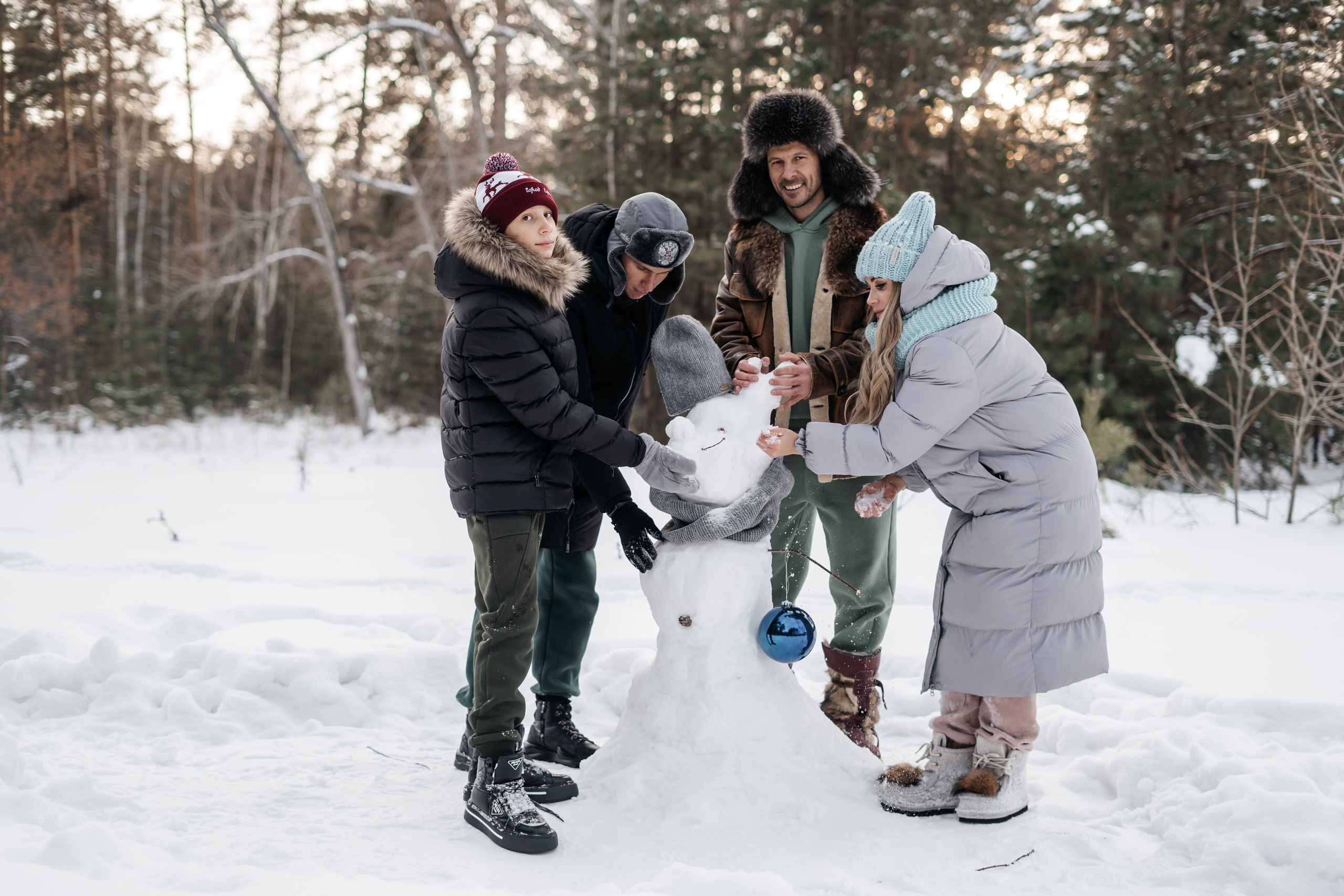 Семейная фотосессия в лесу. Свадебный и семейный фотограф В Барнауле Нечаева Таня