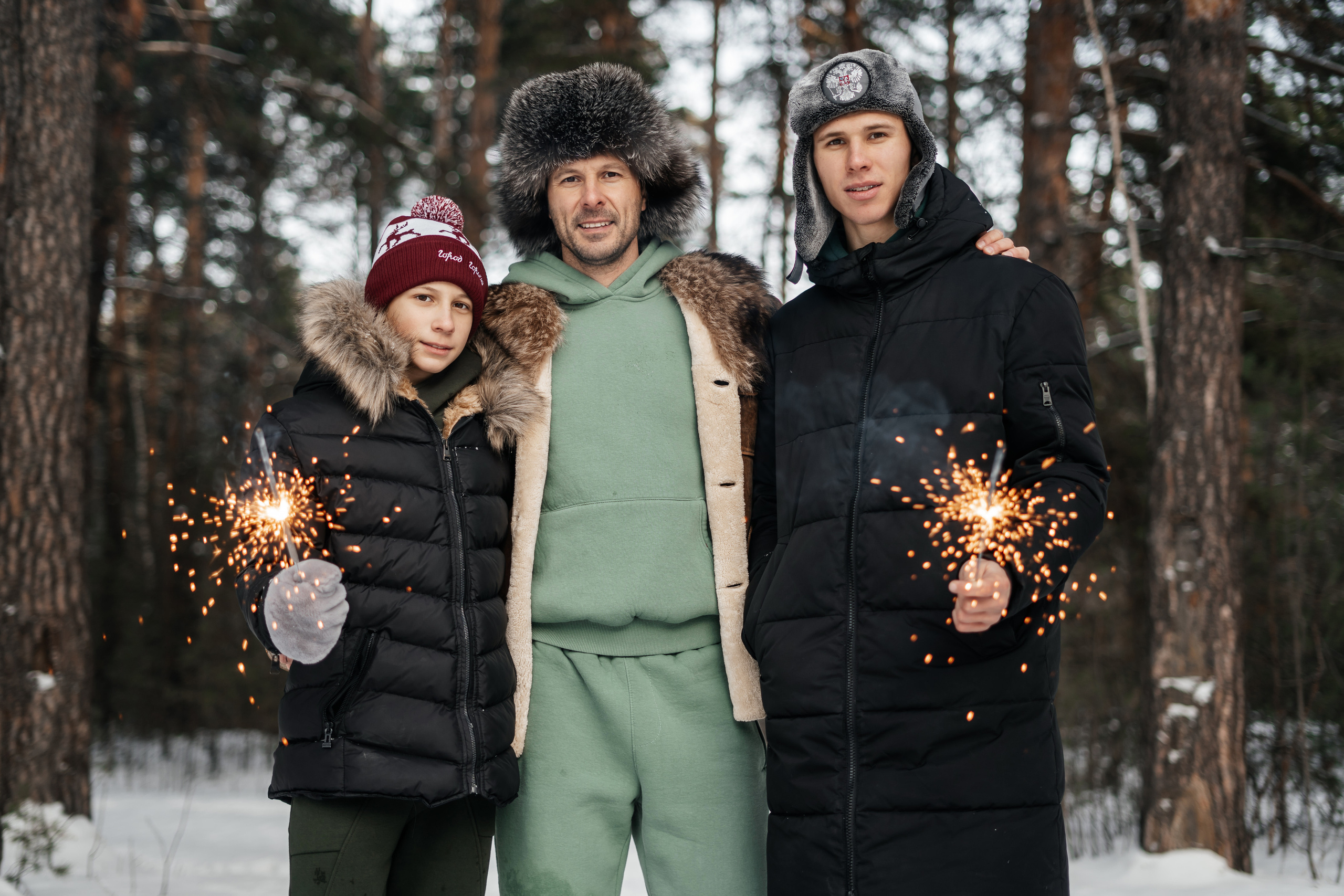 Семейная фотосессия в лесу. Свадебный и семейный фотограф В Барнауле Нечаева Таня