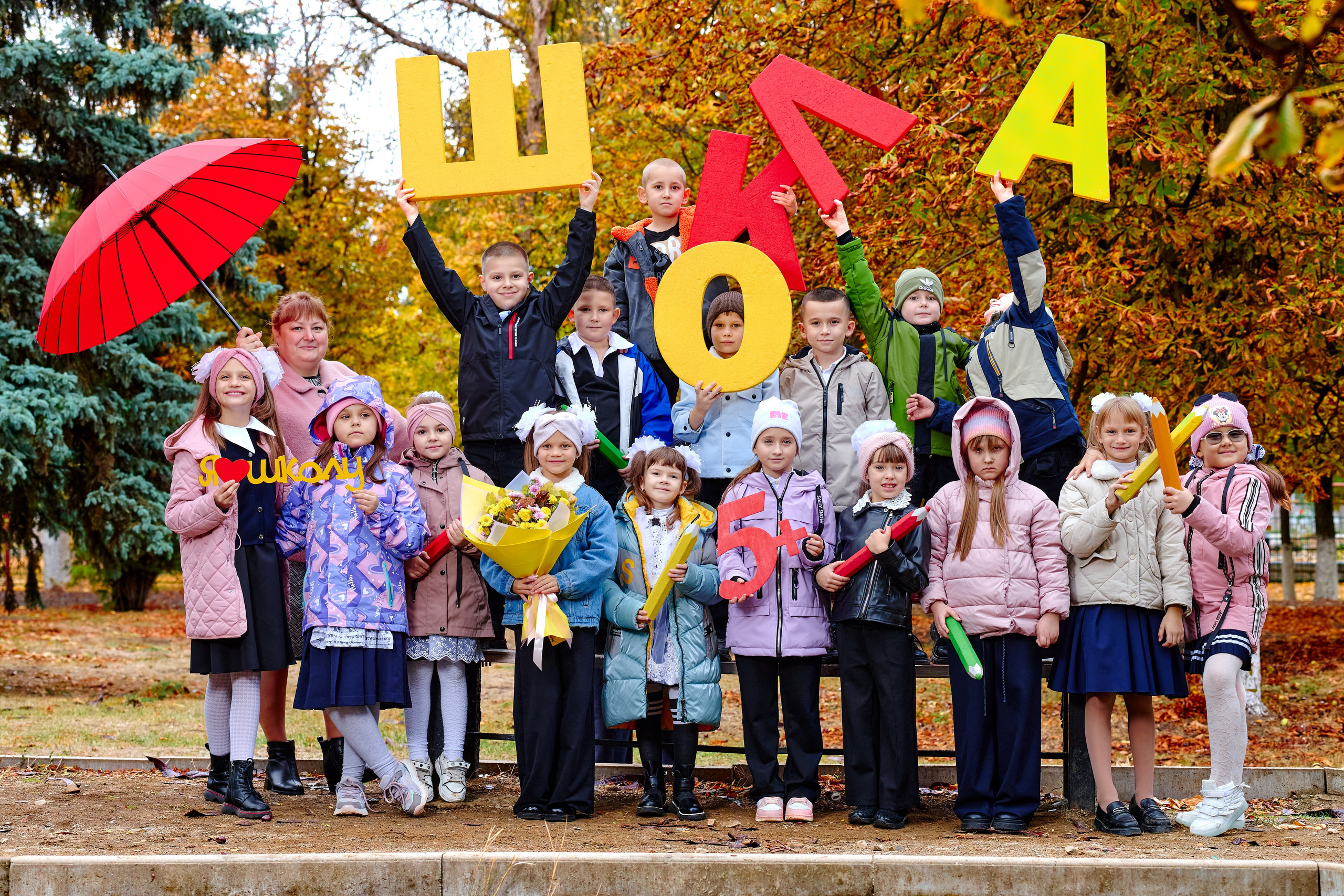 Сьемка репортаж в школе + проект Первоклашка. Фотограф Выпускные альбомы Таганрог Сергей Коробченко