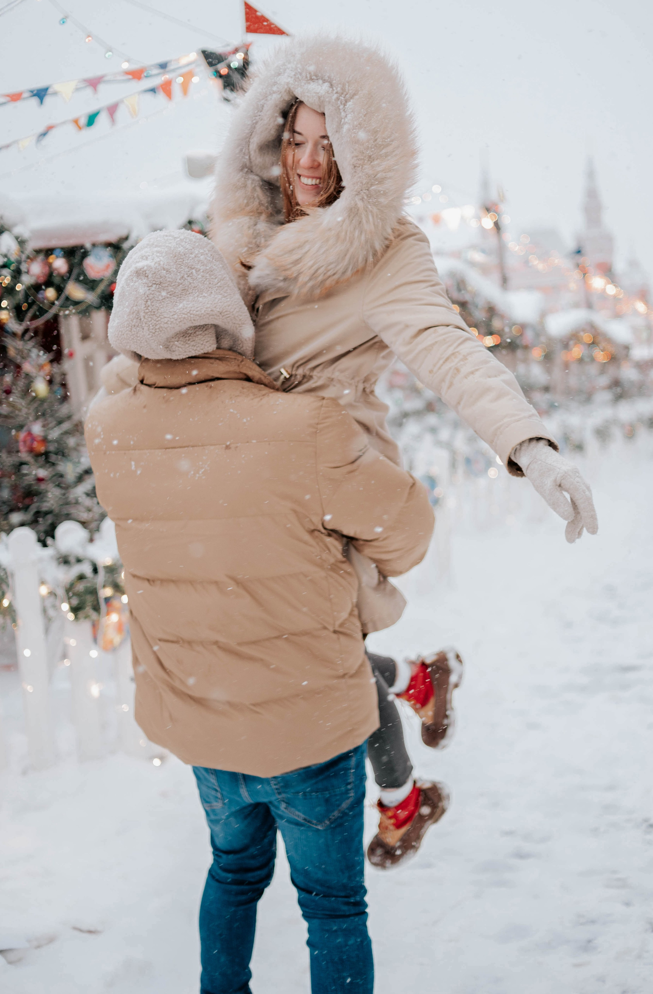 Новогодняя фотосессия lovestory. Фотограф Ногинск | Черноголовка Ева Быковских