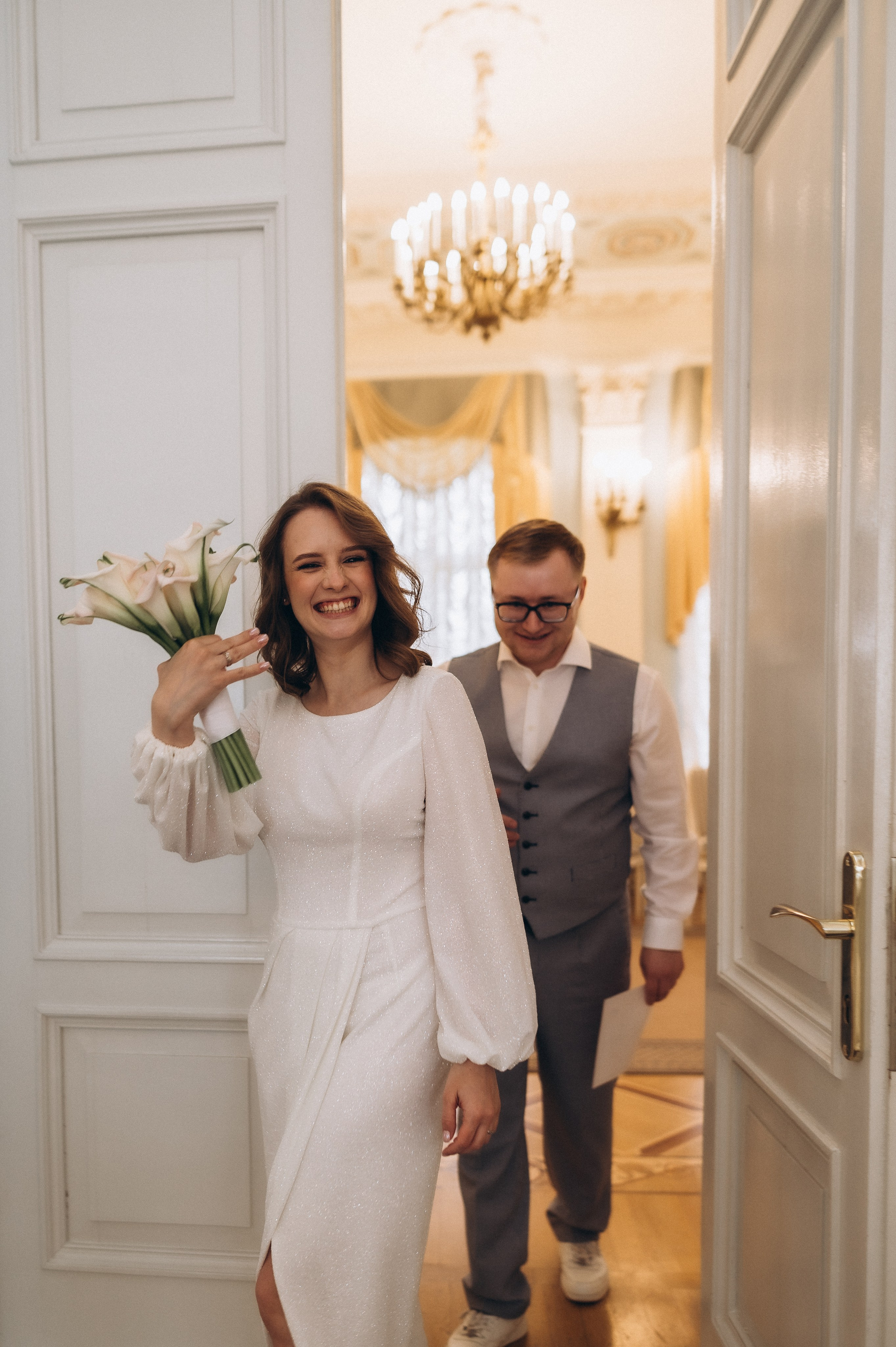 Загс+Оранжерея (камерная свадьба). Фотограф ПИТЕР СПБ Надежда Баранова