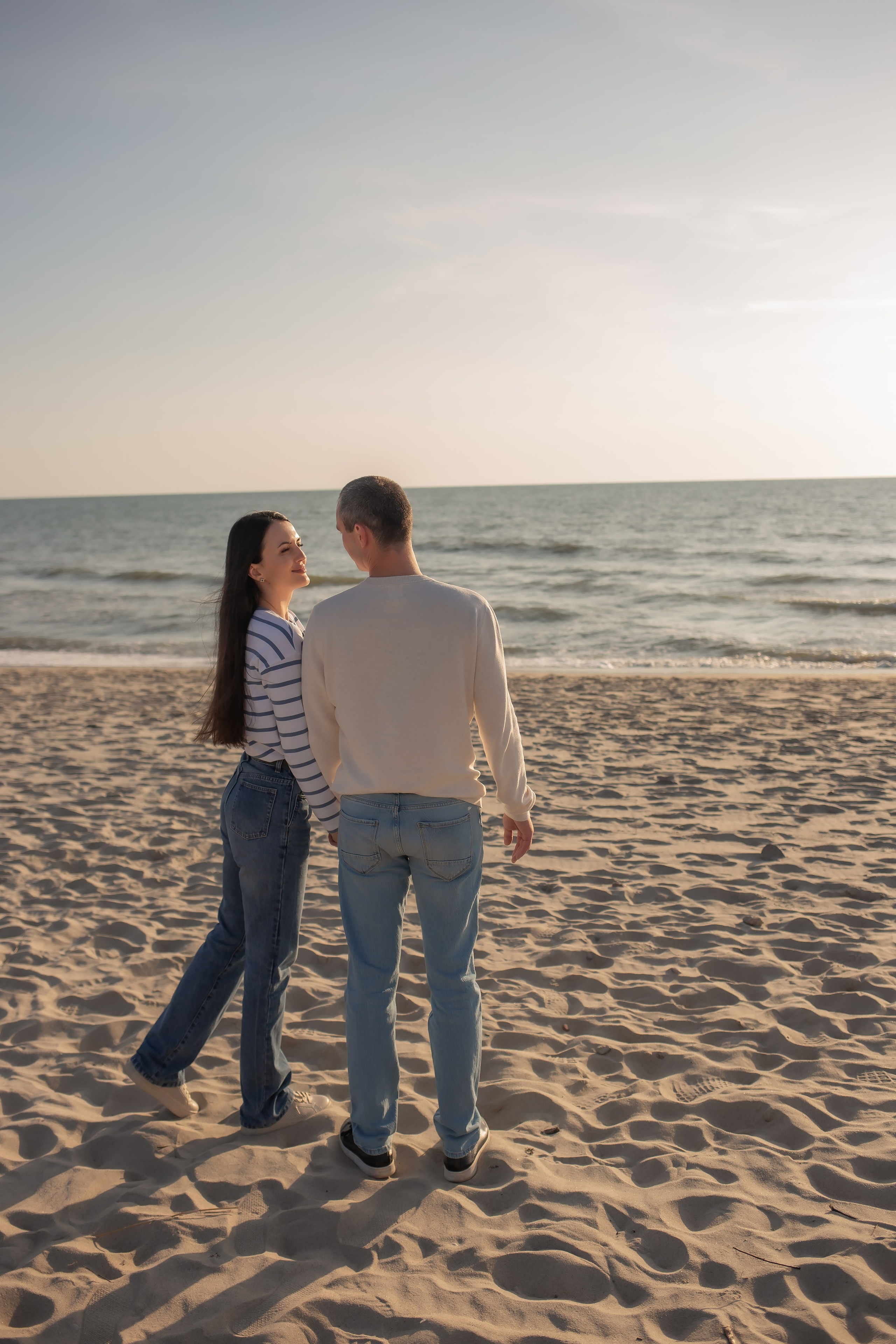 Павел и Татьяна. Закат в Янтарном. Фотограф в Калининграде Решетникова Алина