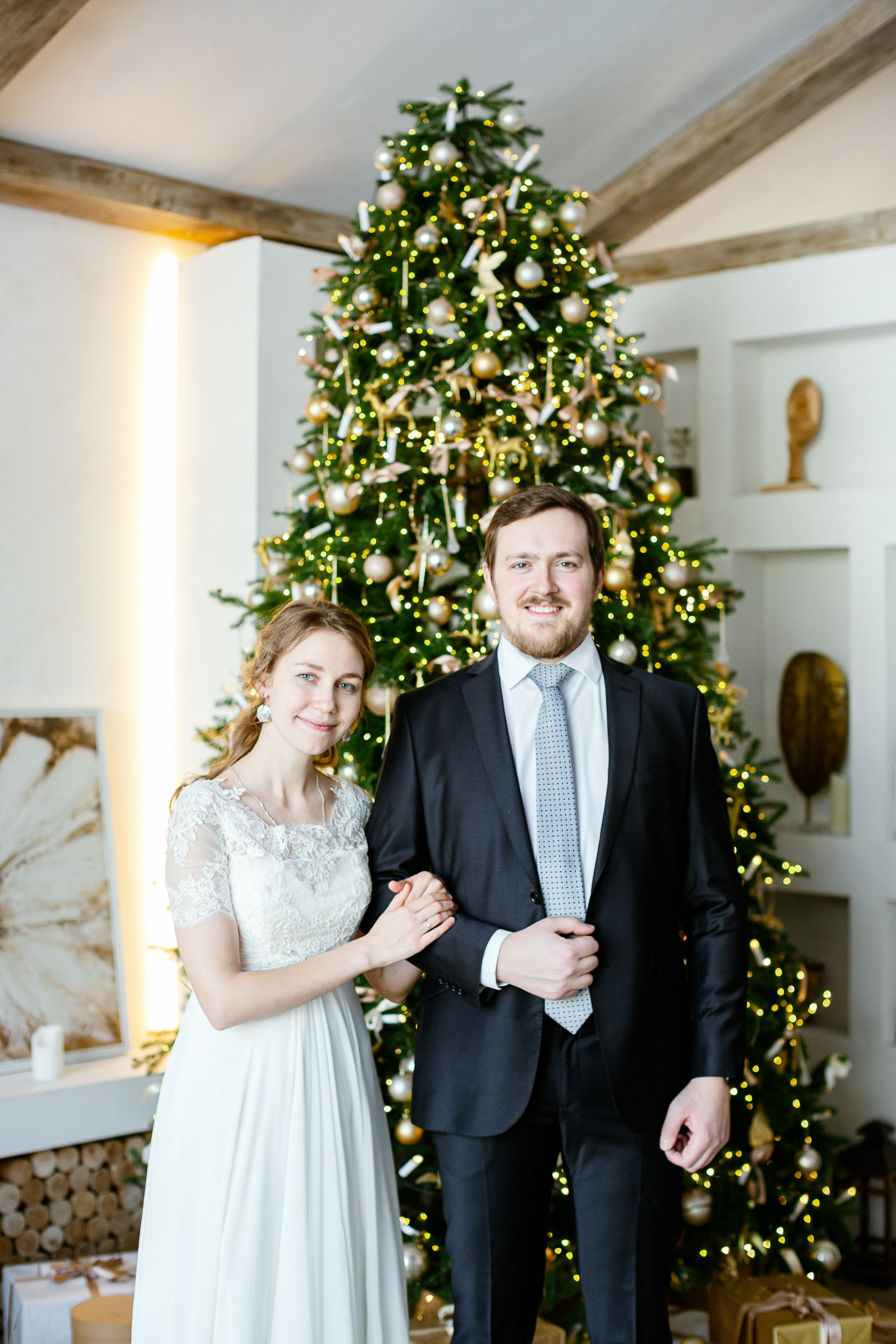 Новогодняя фотосессия в студии