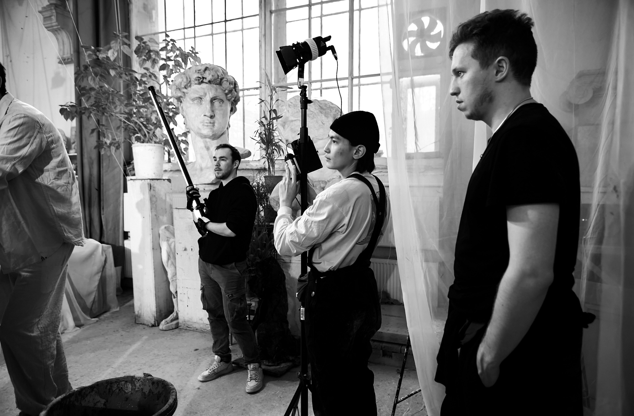 Backstage. Visual artist Konstantin KoT