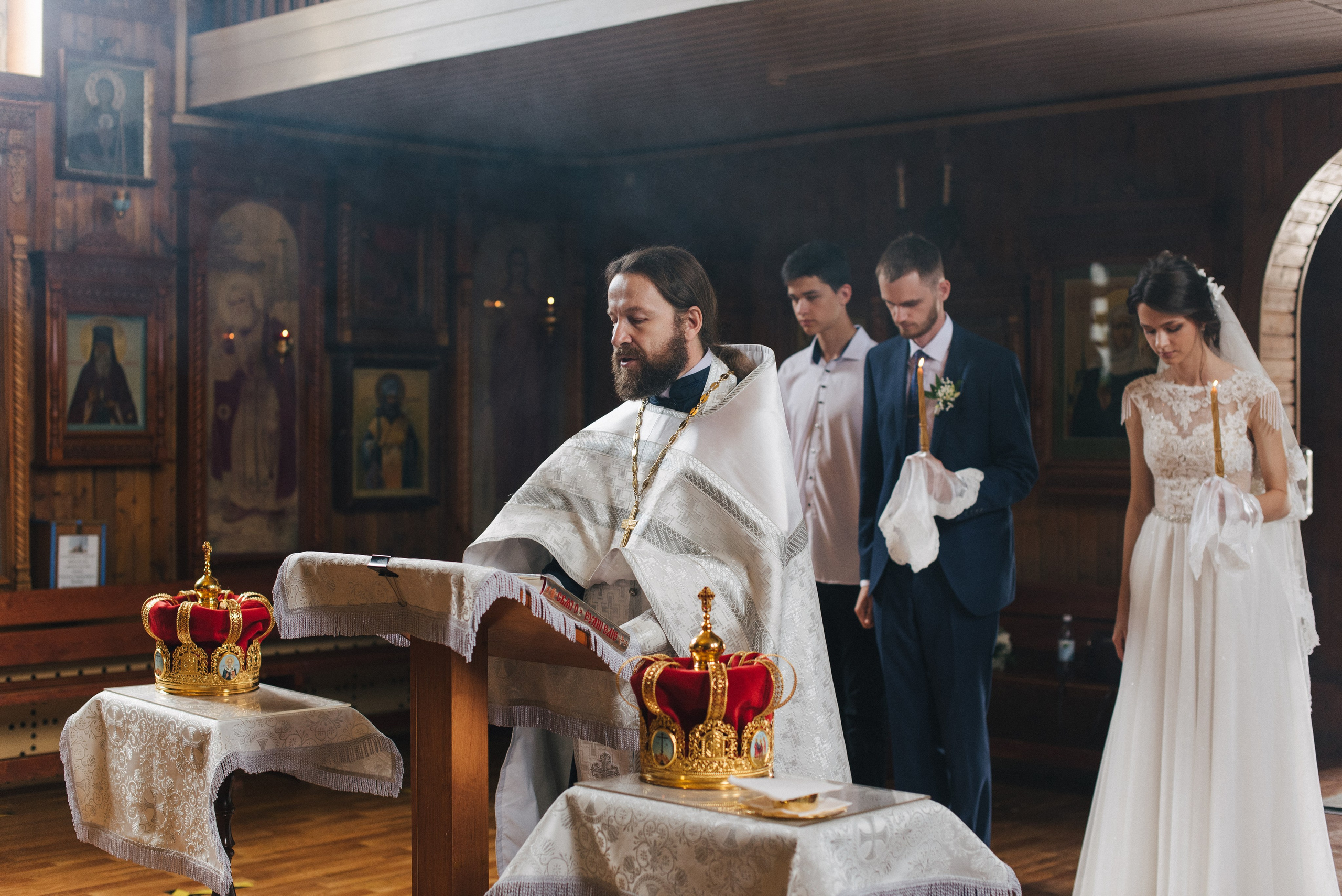 Венчание Никиты и Тони — Храм Иоанна Кронштадского. Свадебный и семейный фотограф Волгоград Москва