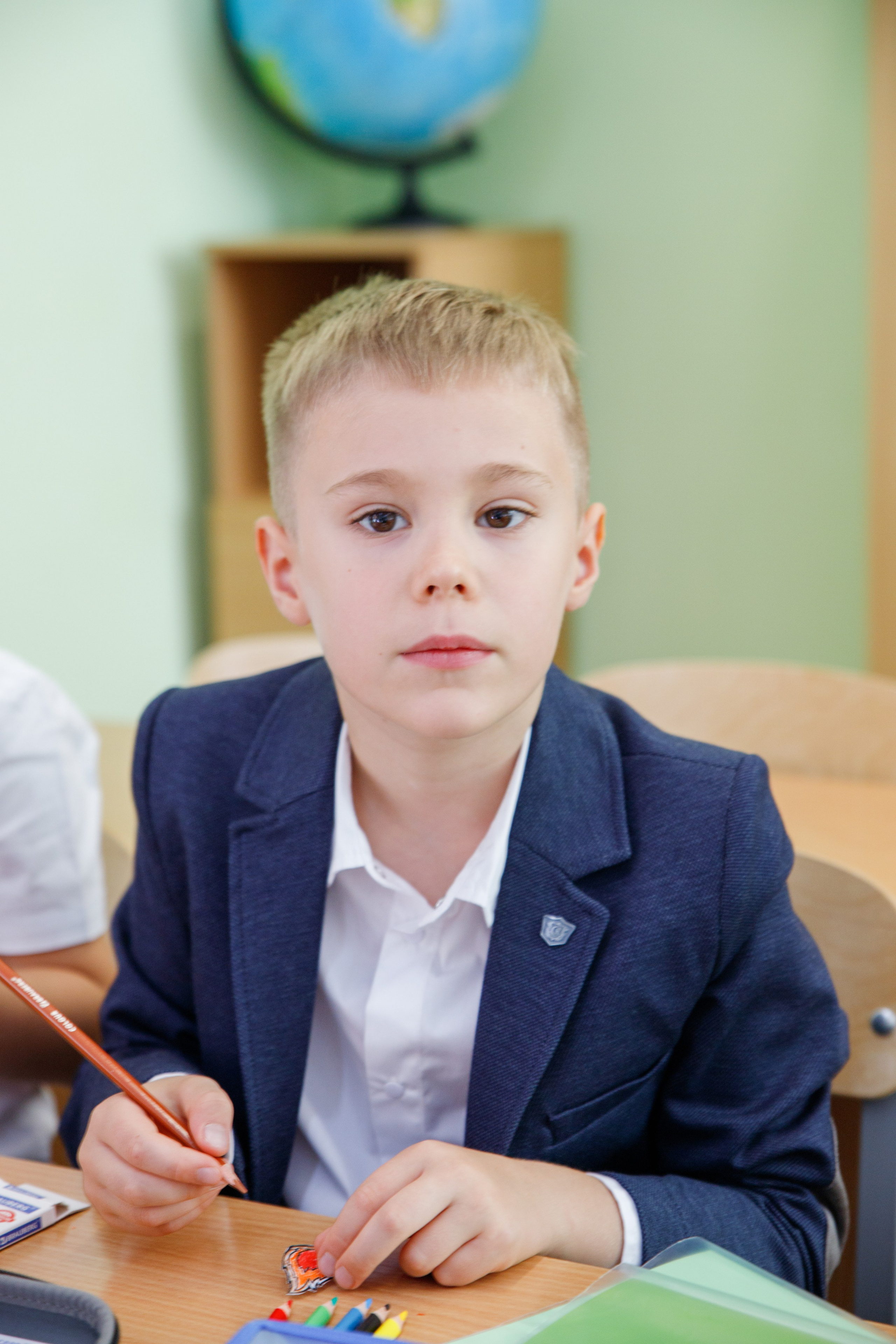 Репортажная съемка первого сентября для первоклассников. Семейный и школьный фотограф в Москве Анна Ткач