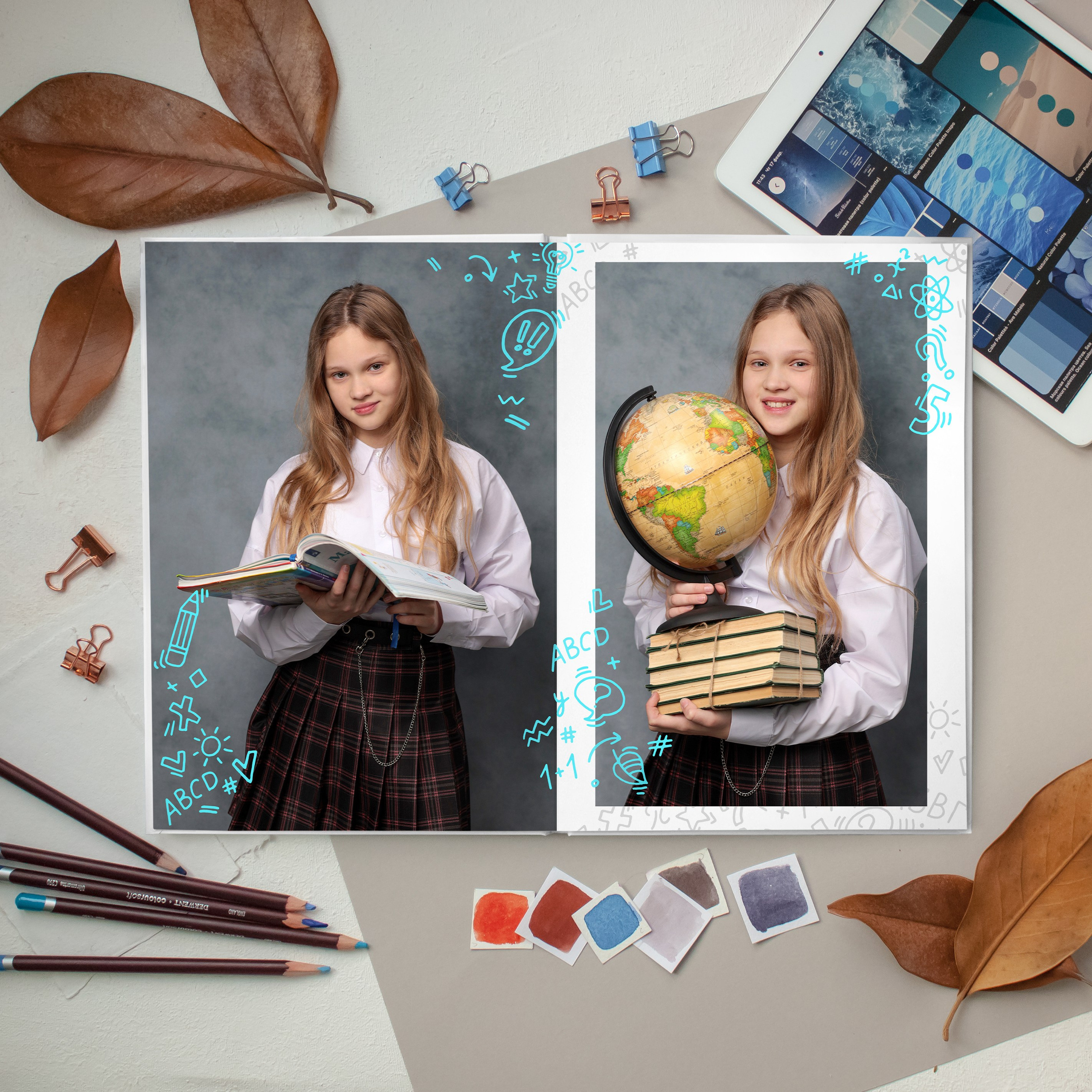 Выпускной альбом 4 класс. Детский и семейный фотограф Алиса Хмелева г. Апатиты