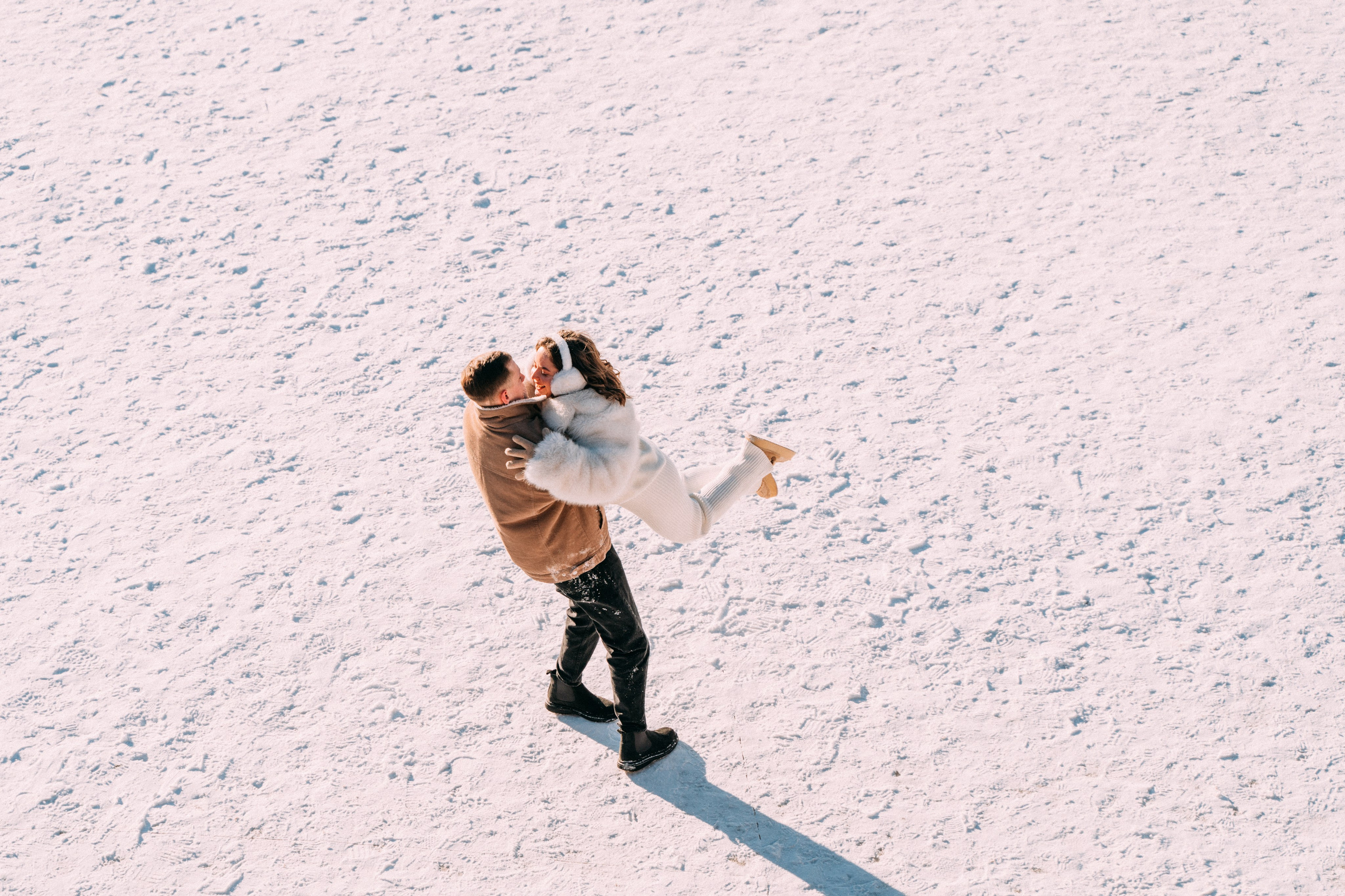 Лавстори на льду по рекам и каналам Санкт-Петербурга