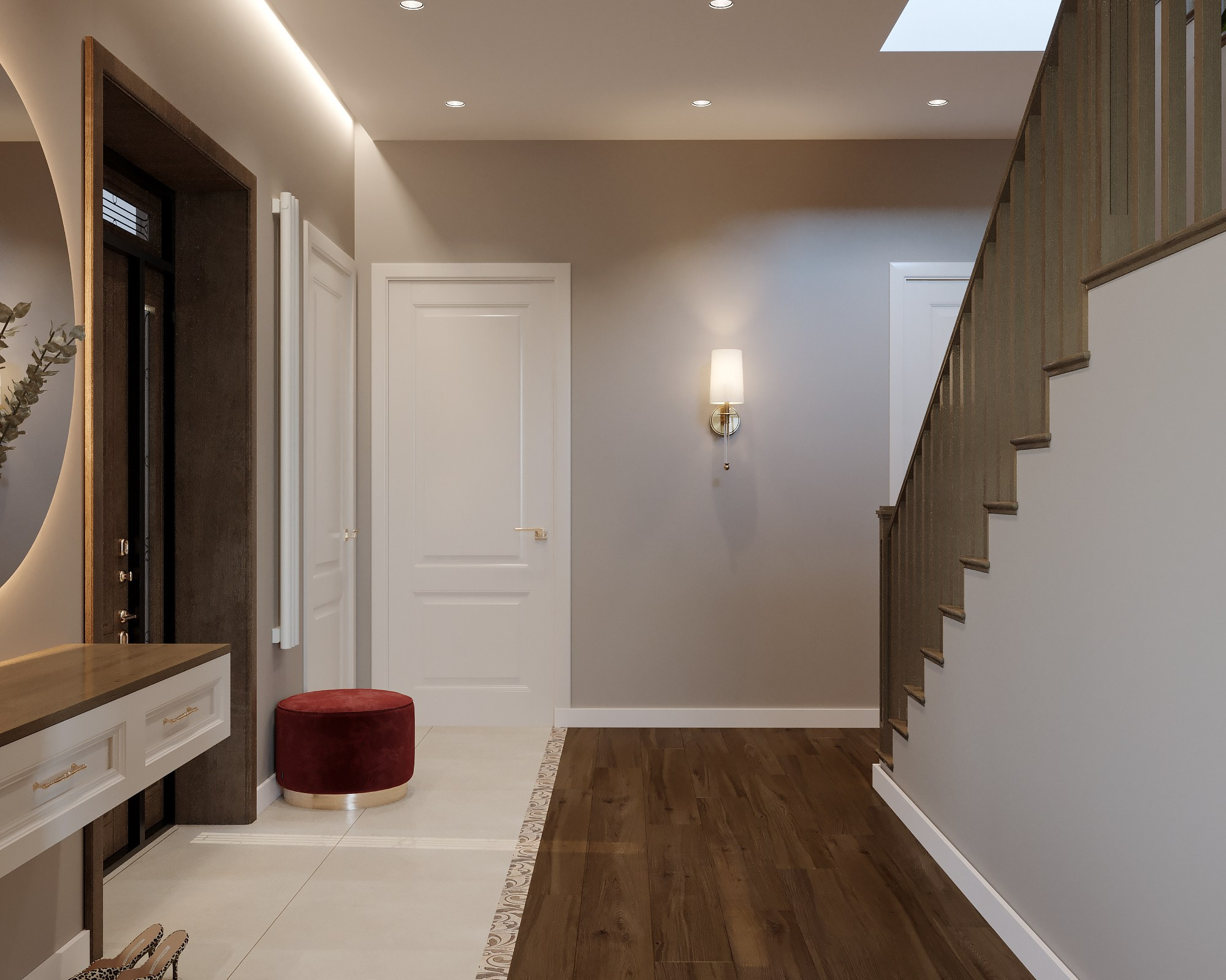 Дизайн-проект дома, пос. Прибрежный. Дизайнер интерьера в Дубне, Москве, Дмитрове