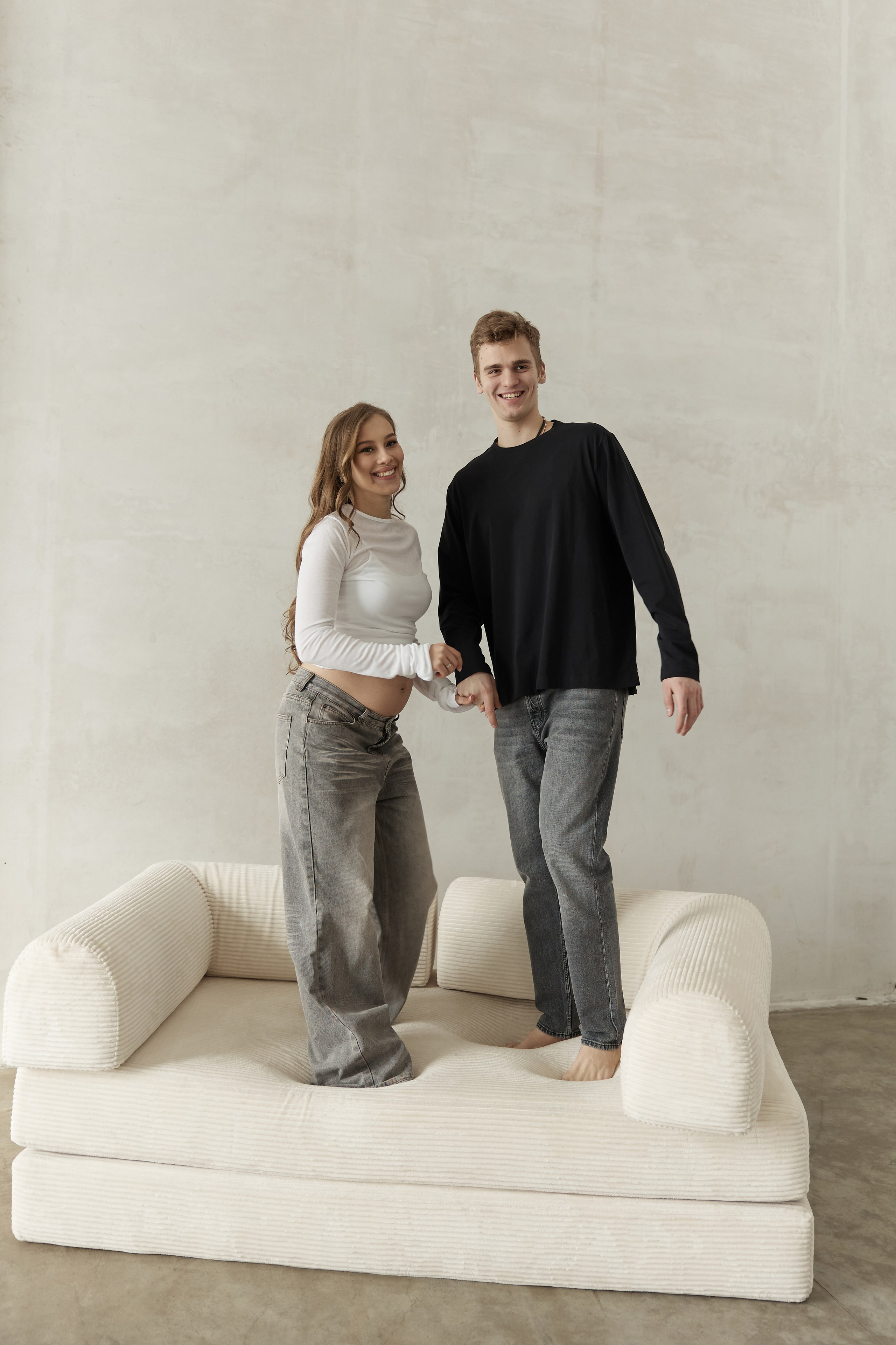 Дарья с мужем. Семейный фотограф и фотограф беременности во Владивостоке