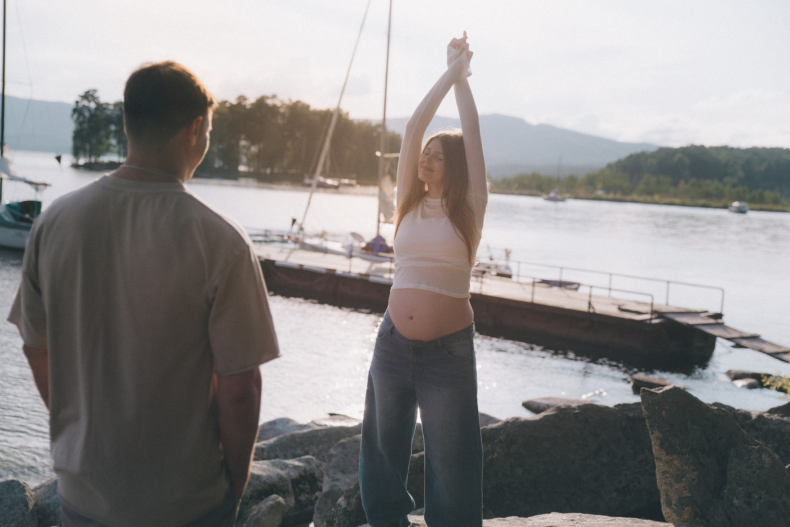 беременность фотосессия яхт клуб