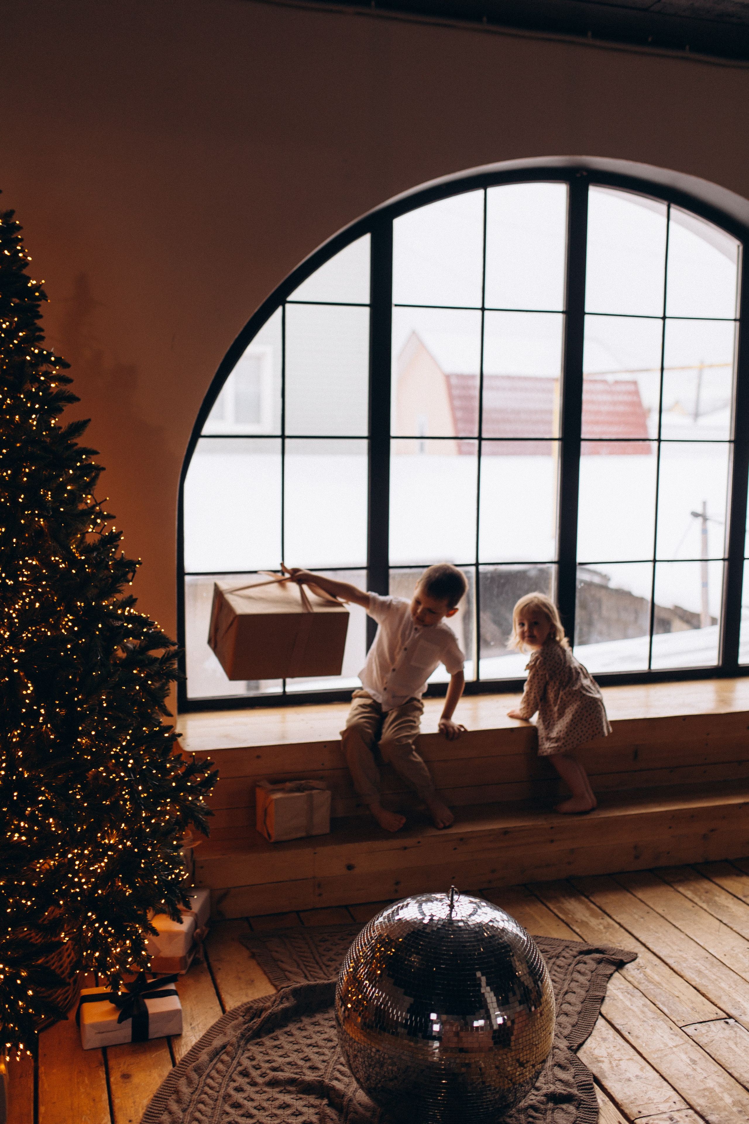 Новогодняя история большой семьи. Семейный фотограф lifestyle в Новосибирске Елена Шпилевая