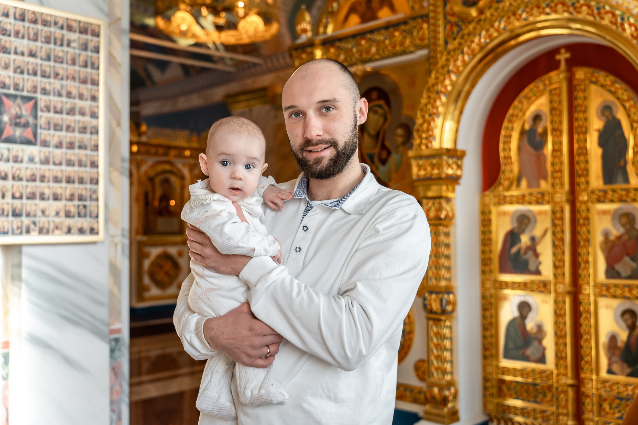 Крещение Виктории в храме Покрова Пресвятой Богородицы. Фотограф на Крещение Тула и Венчание в Туле, детский и семейный фотограф