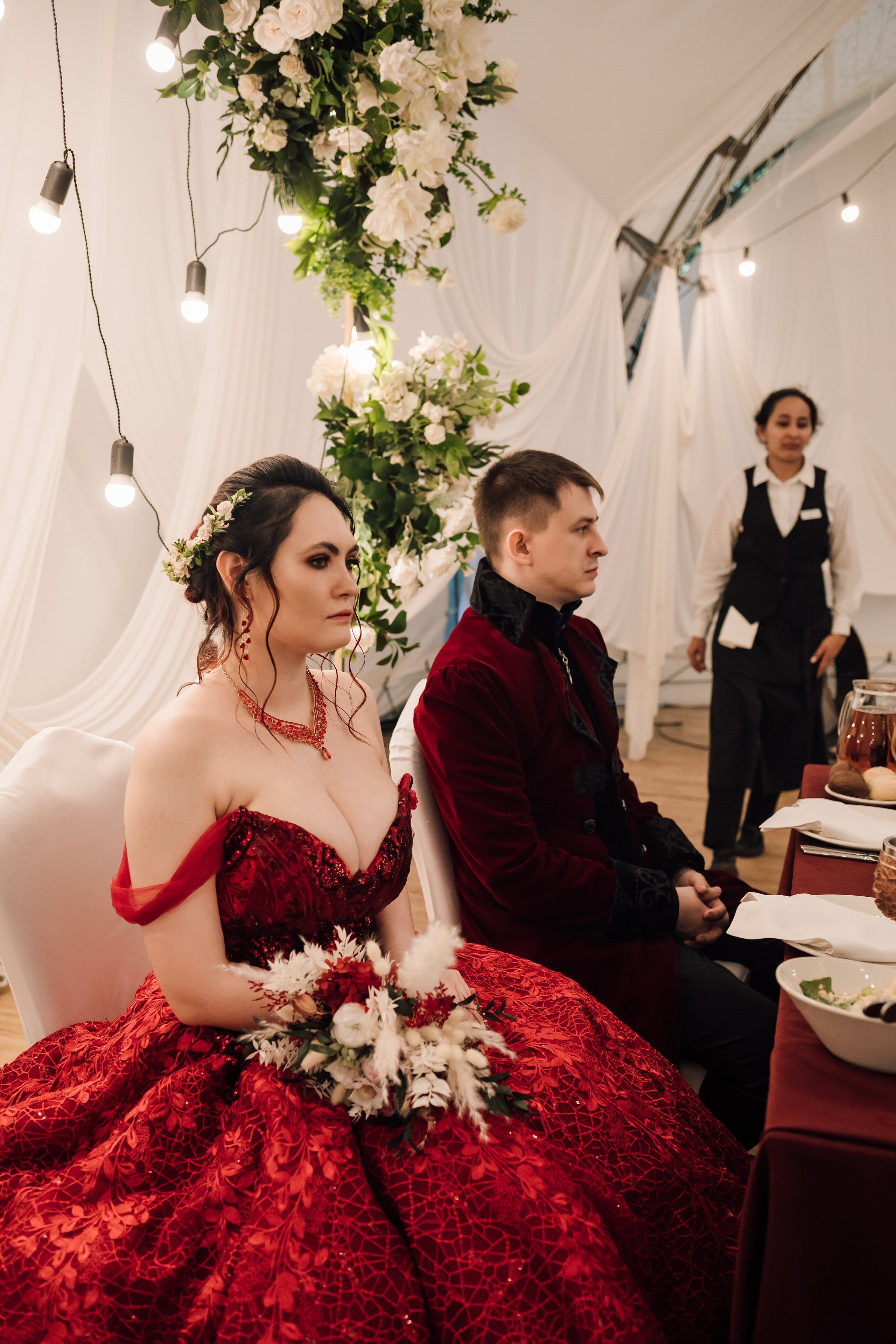 Маргарита и Артем. Свадьба в стиле средневекового пира в шатре. Свадебный и семейный фотограф в Москве Евгения Лисина