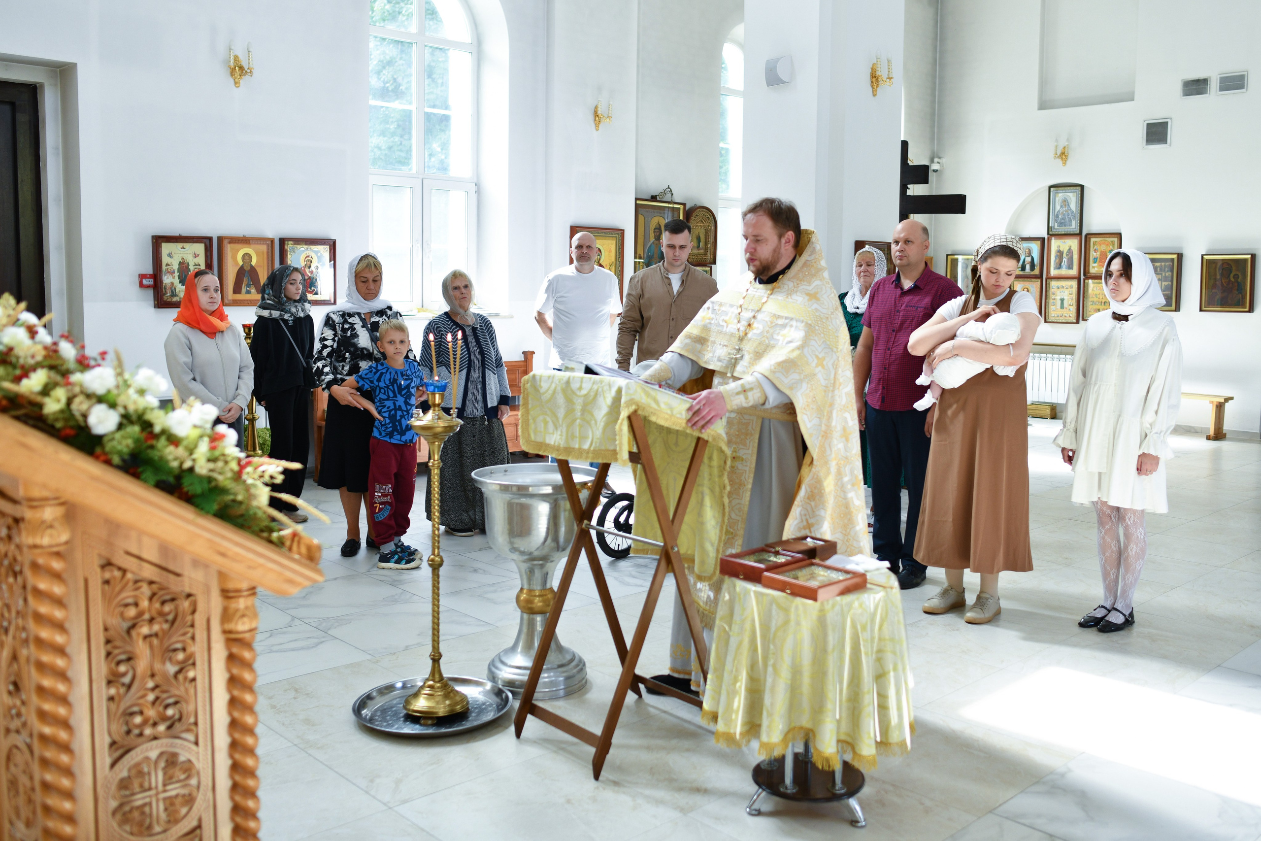 Крещение Марии. Алтуфьево. Свадебный и портретный фотограф в Москве Галина Борисова