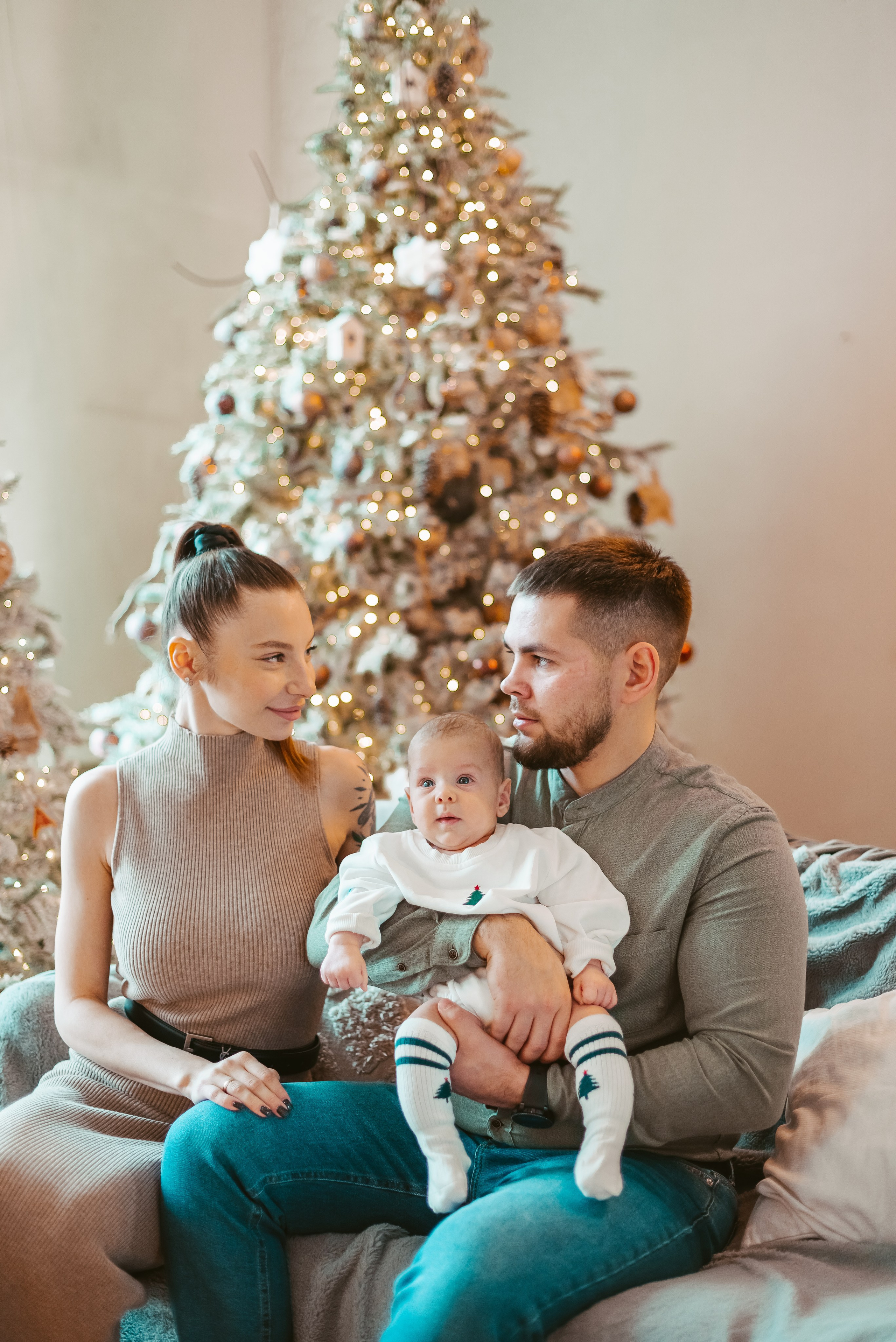 Новогодняя семейная фотосессия Кемерово