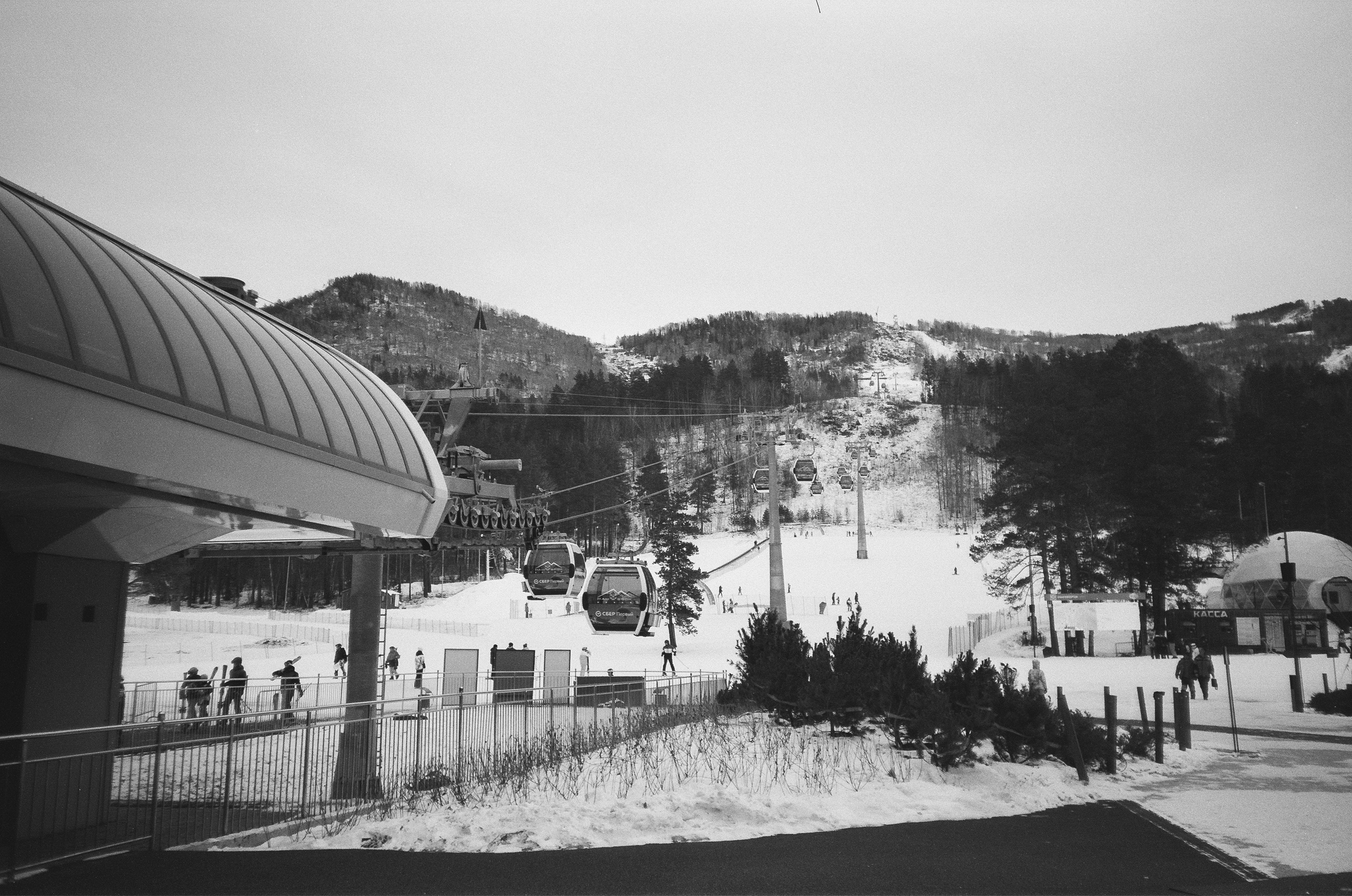Горный курорт Манжерок в Новый Год. Фотограф-документалист Мария Осокина