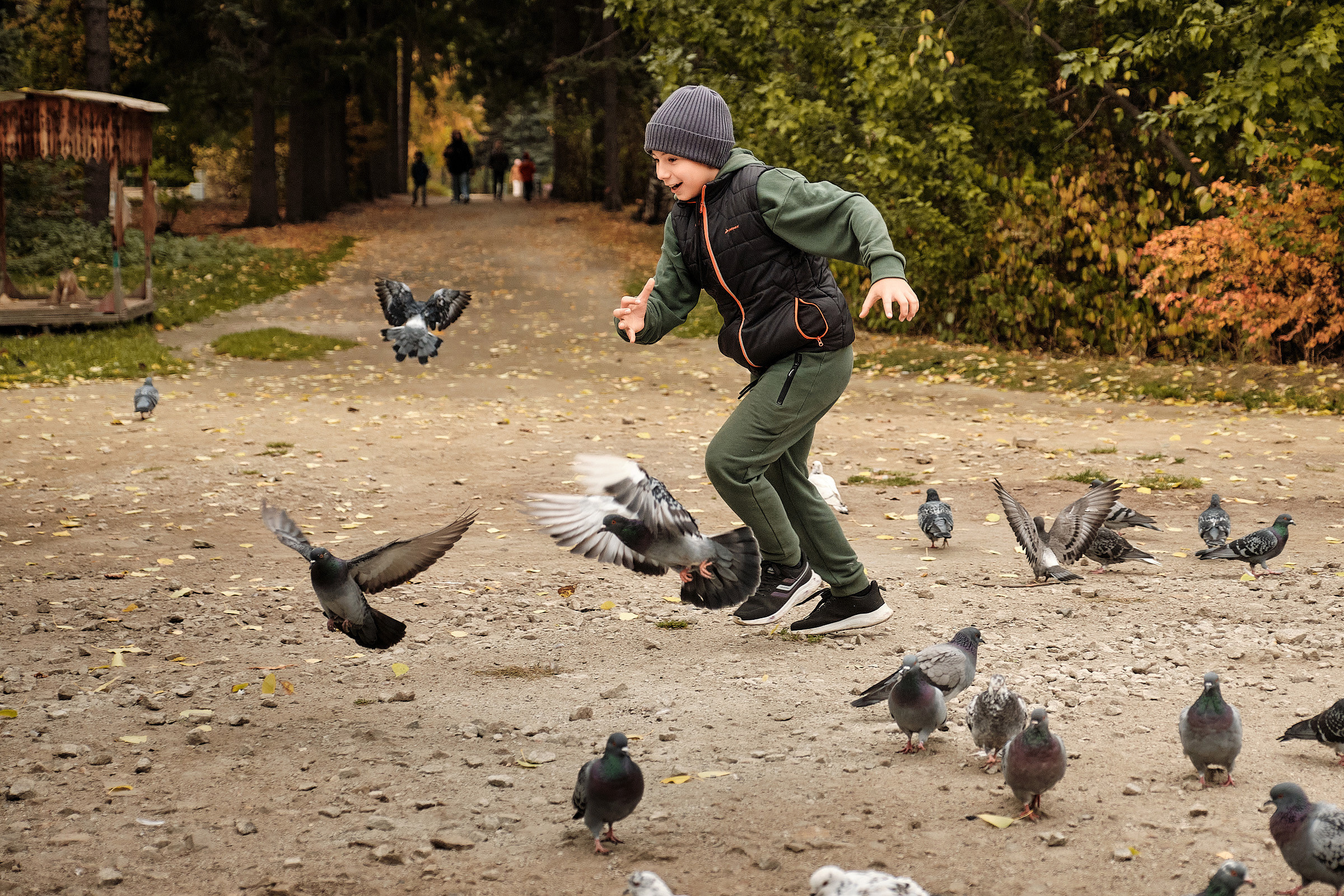 Осень в парке. Профессиональный фотограф в Екатеринбурге Юра Сахар