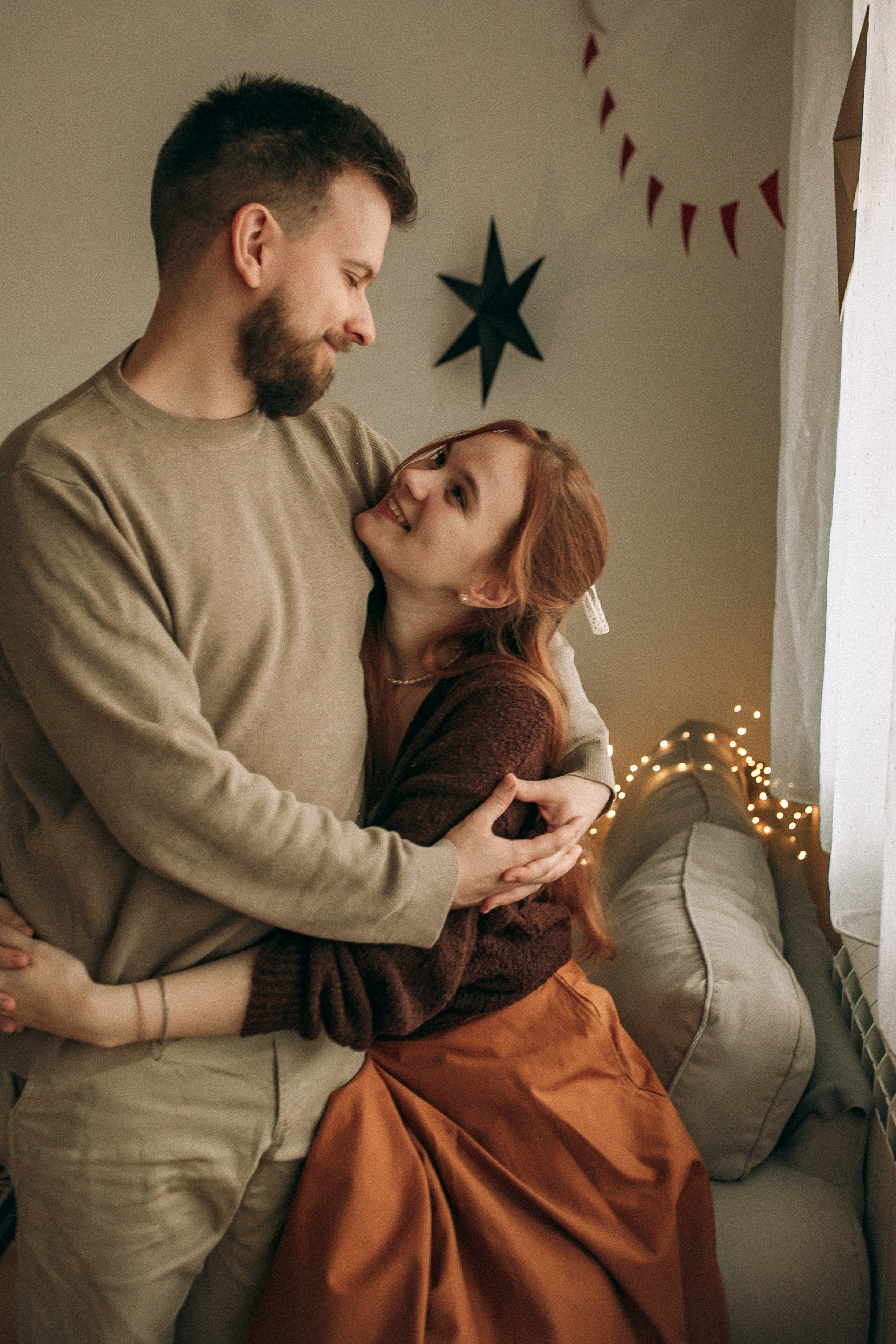 Домашняя история любви. Небольшая история любви, рассказанная через уютную домашнюю фотосессию.