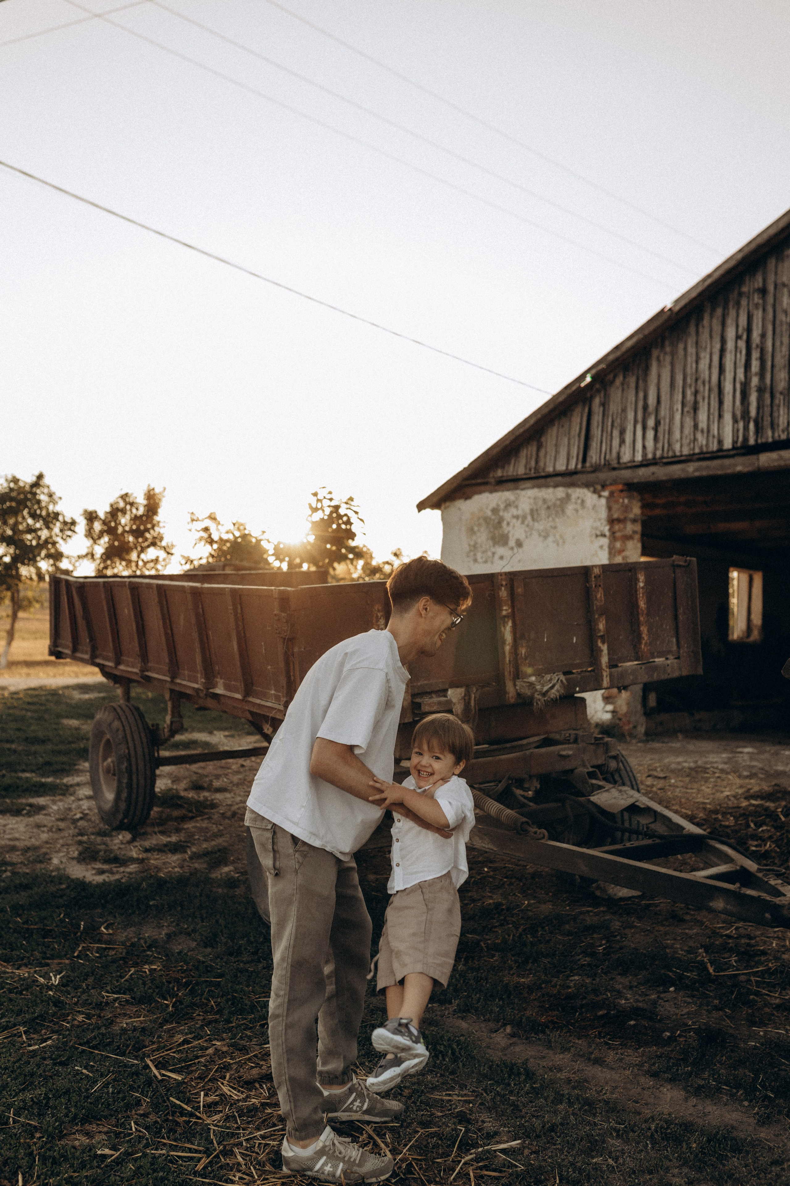 Миша Таня и Лев на ферме. Семейный фотограф в Новороссийске и Анапе Александра Яковлева