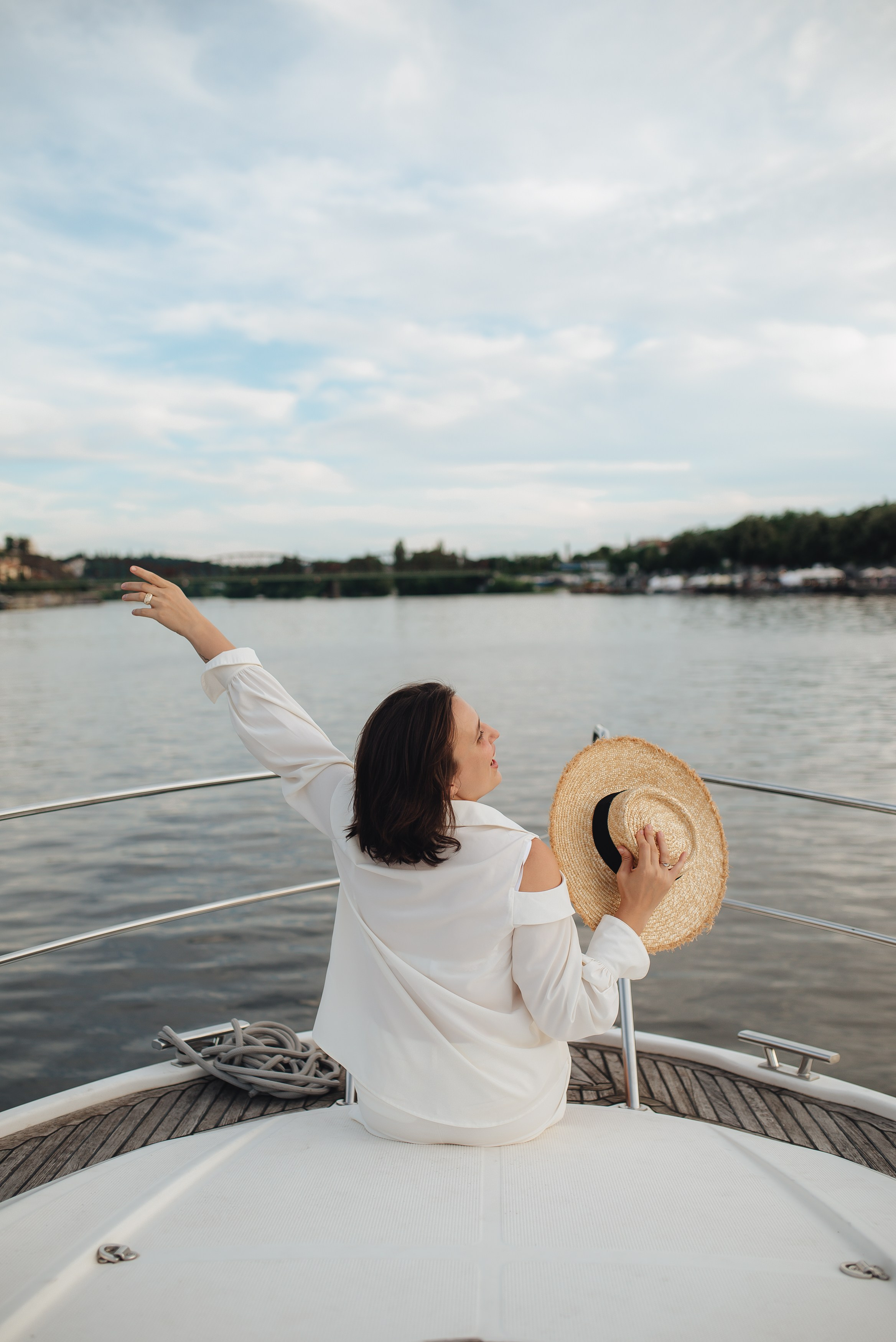 Фотосессия на яхте. Фотограф Прага | Photographer Prague| Фотограф в Праге Яра Куркус