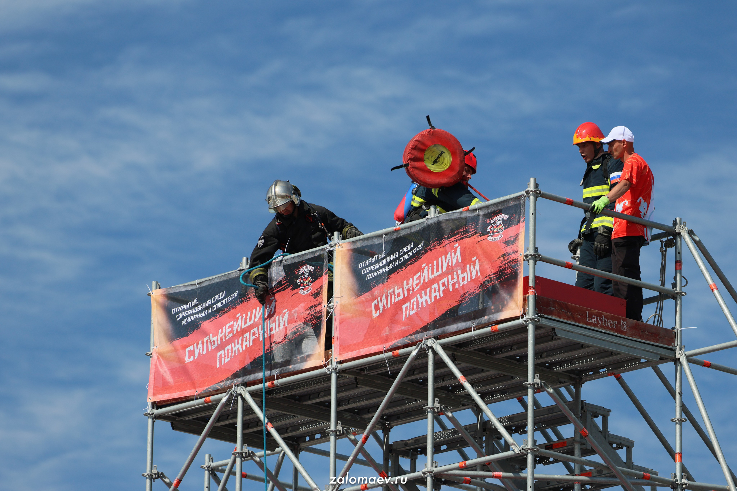 Сильнейший пожарный. Фотограф Александр Заломаев