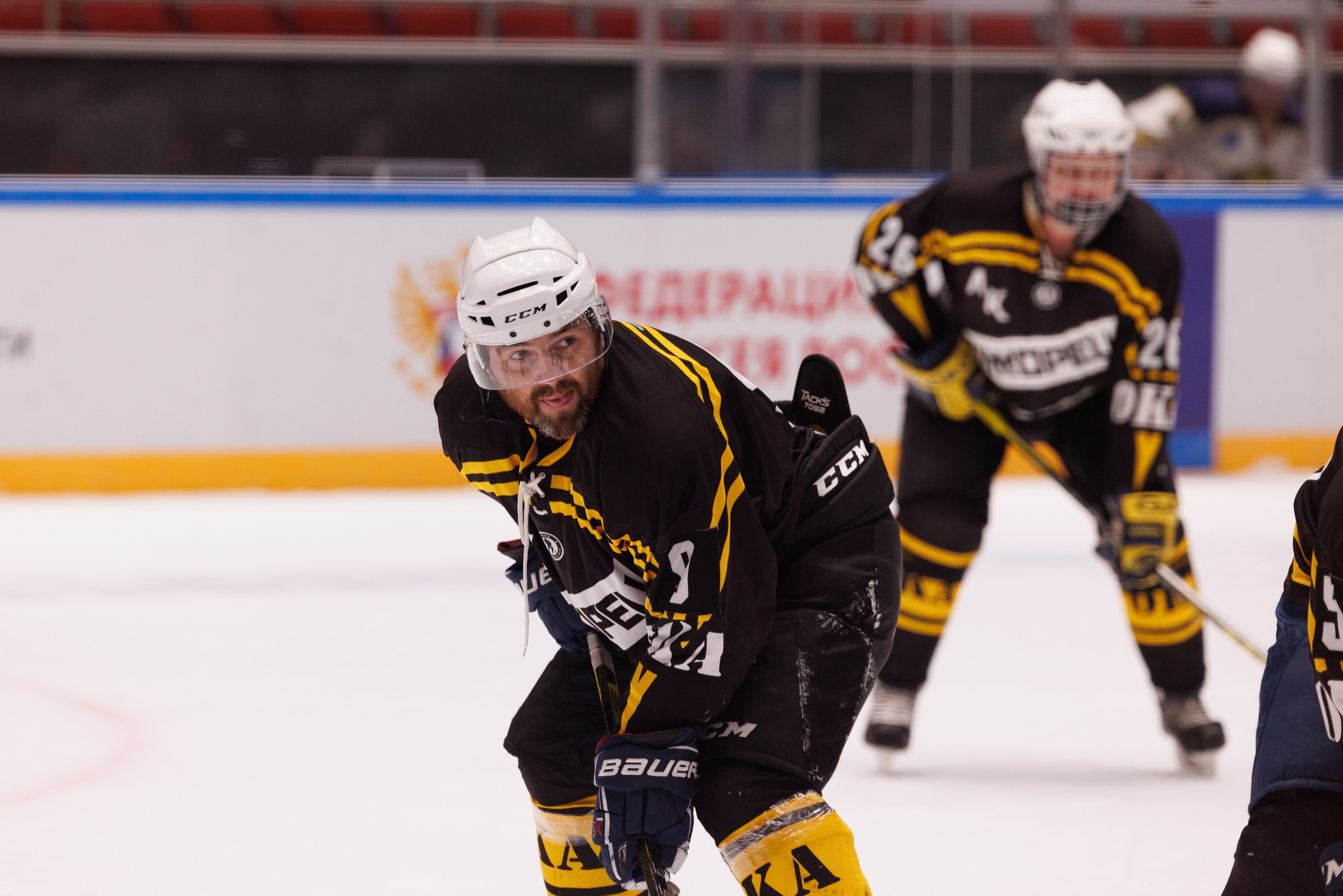 НХЛ (40+) Ижорец — Бульдозер 4-6. Фотограф Александр Заломаев