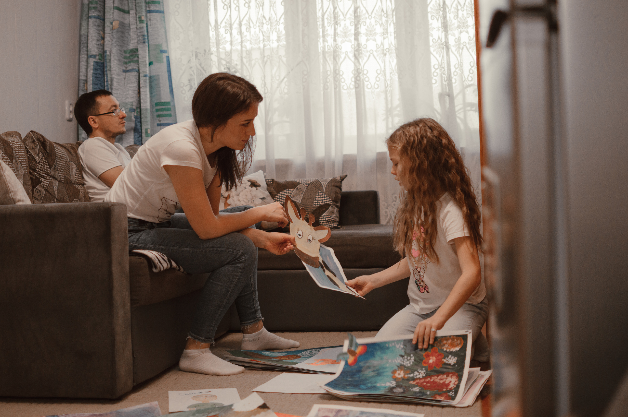 Катя, Соня и Саша. Lifestyle фотограф в Жодино Ника Хруцкая