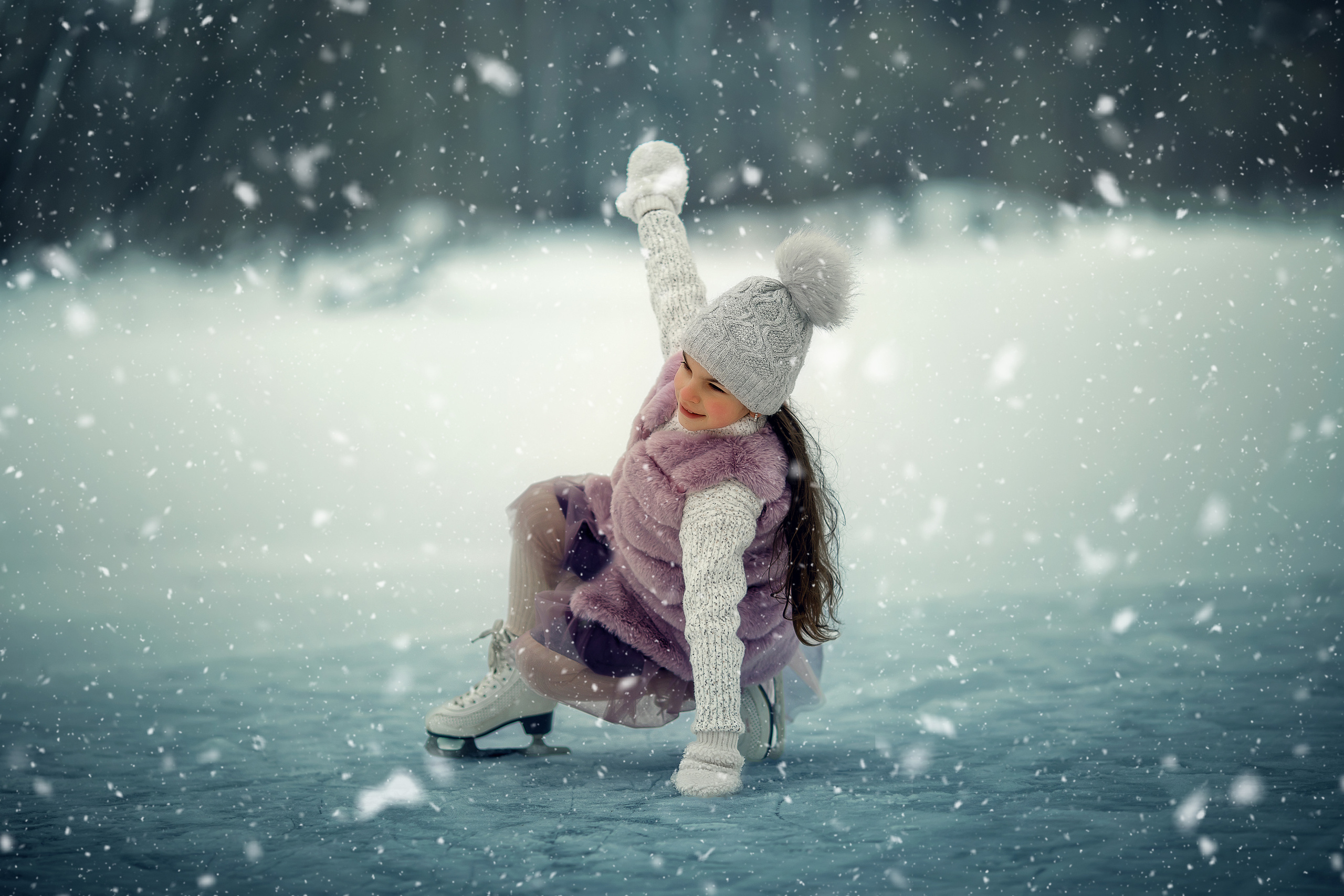 На катке. Семейный и детский фотограф Елена Коловицкова