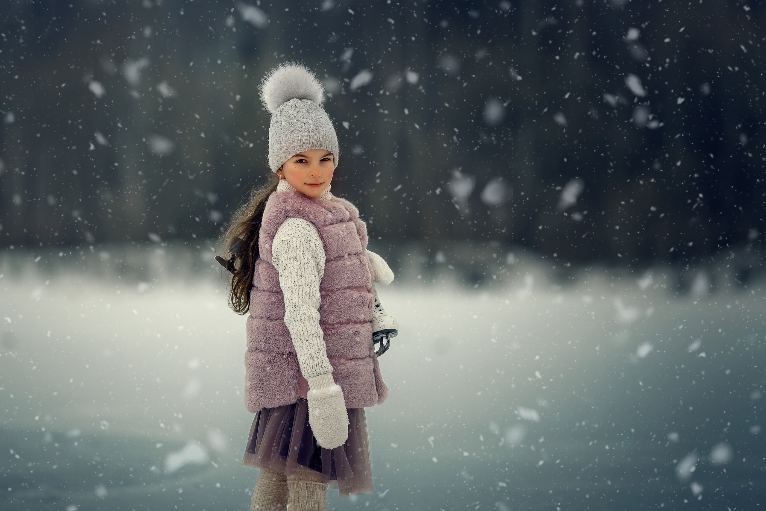На катке. Семейный и детский фотограф Елена Коловицкова
