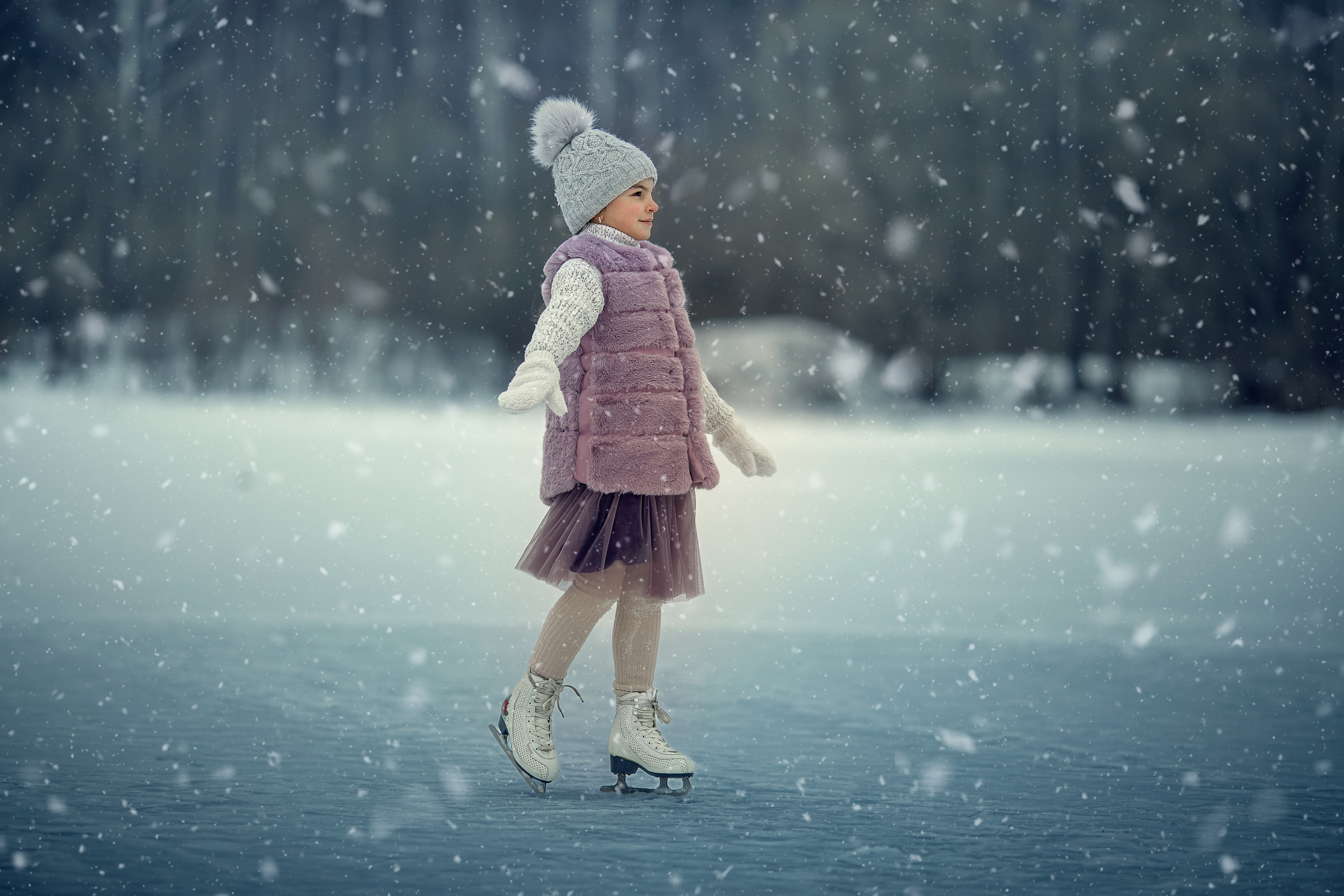На катке. Семейный и детский фотограф Елена Коловицкова
