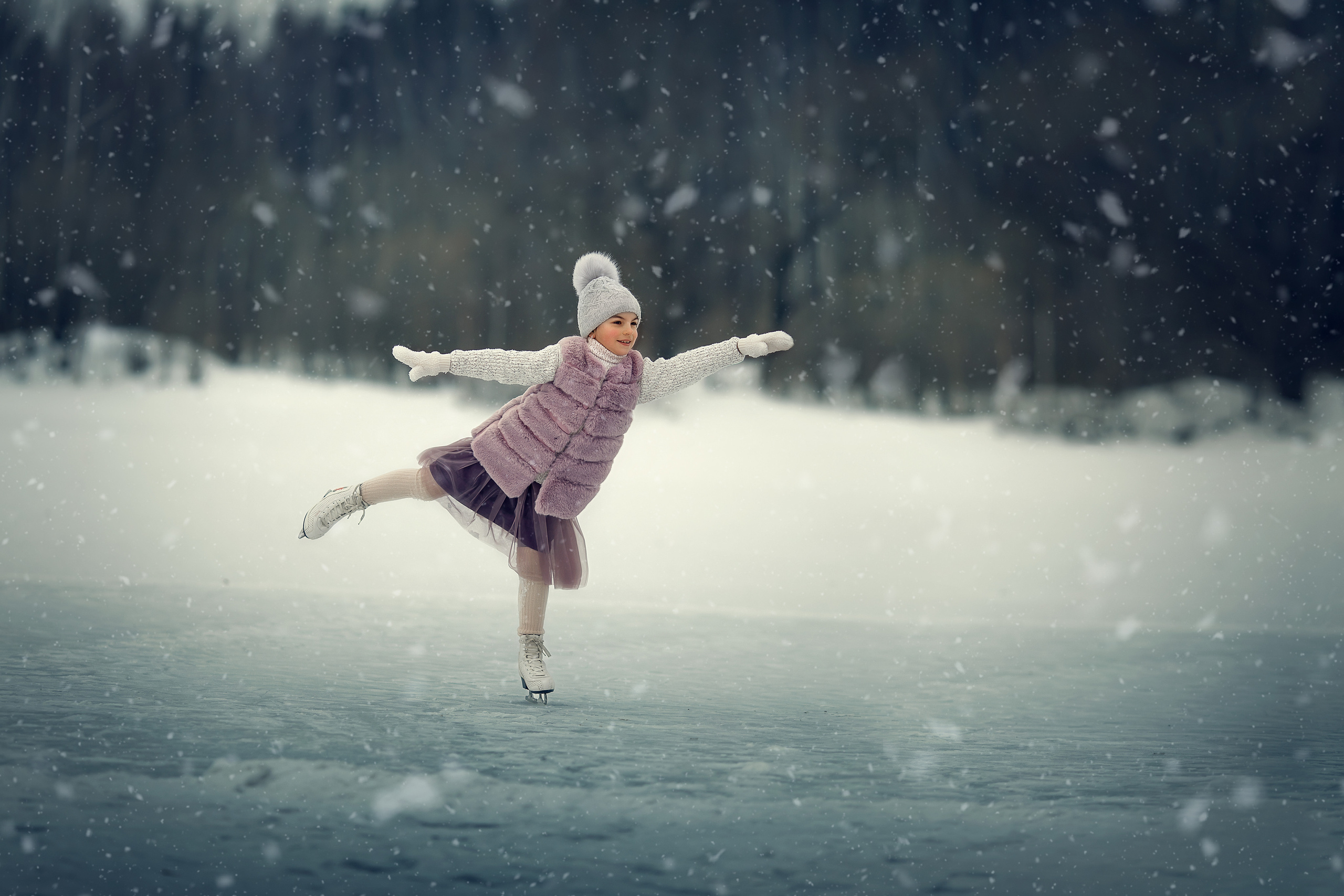 На катке. Семейный и детский фотограф Елена Коловицкова