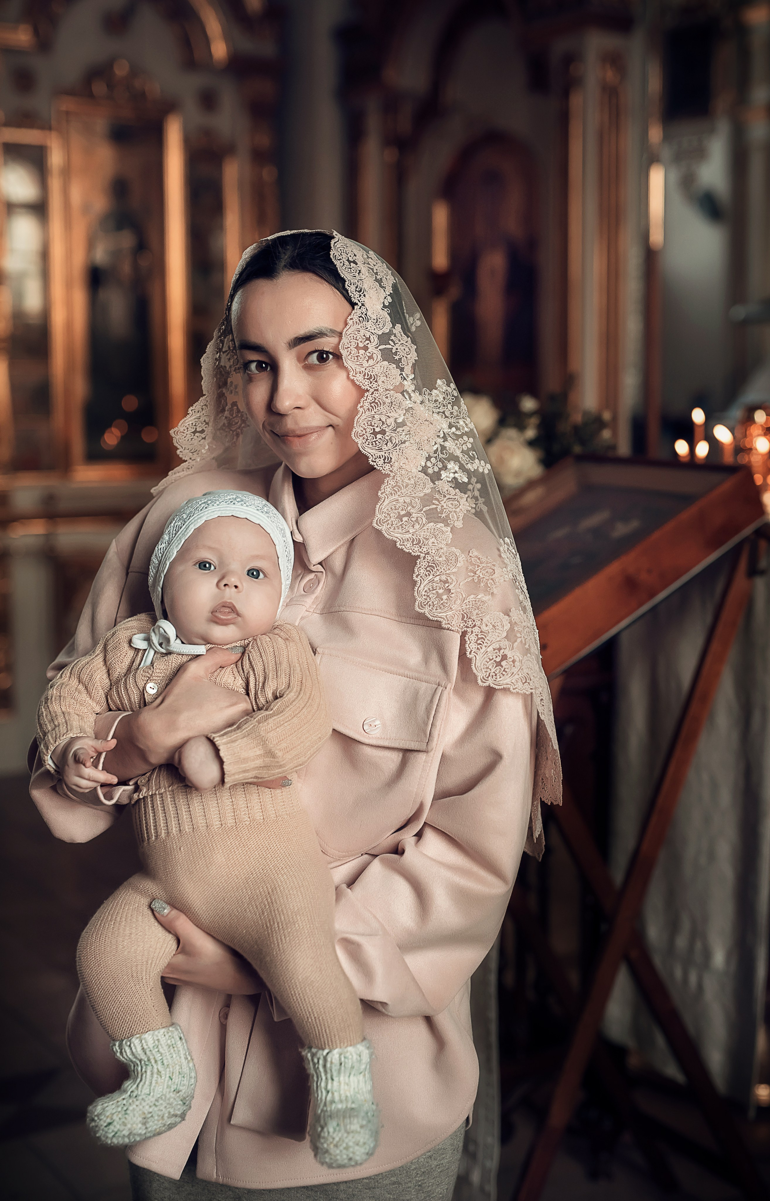 Фотосъёмка крещения в православном храме