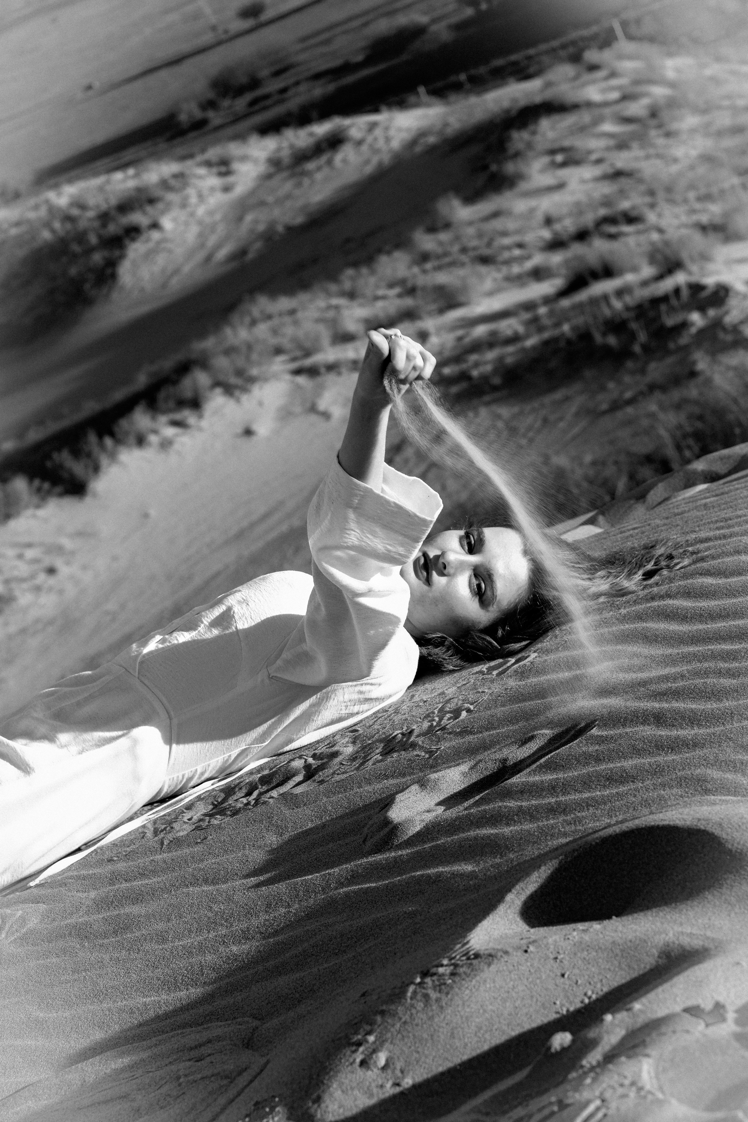 Съемка Барханы. Контент-фотограф в Махачкале. Марина