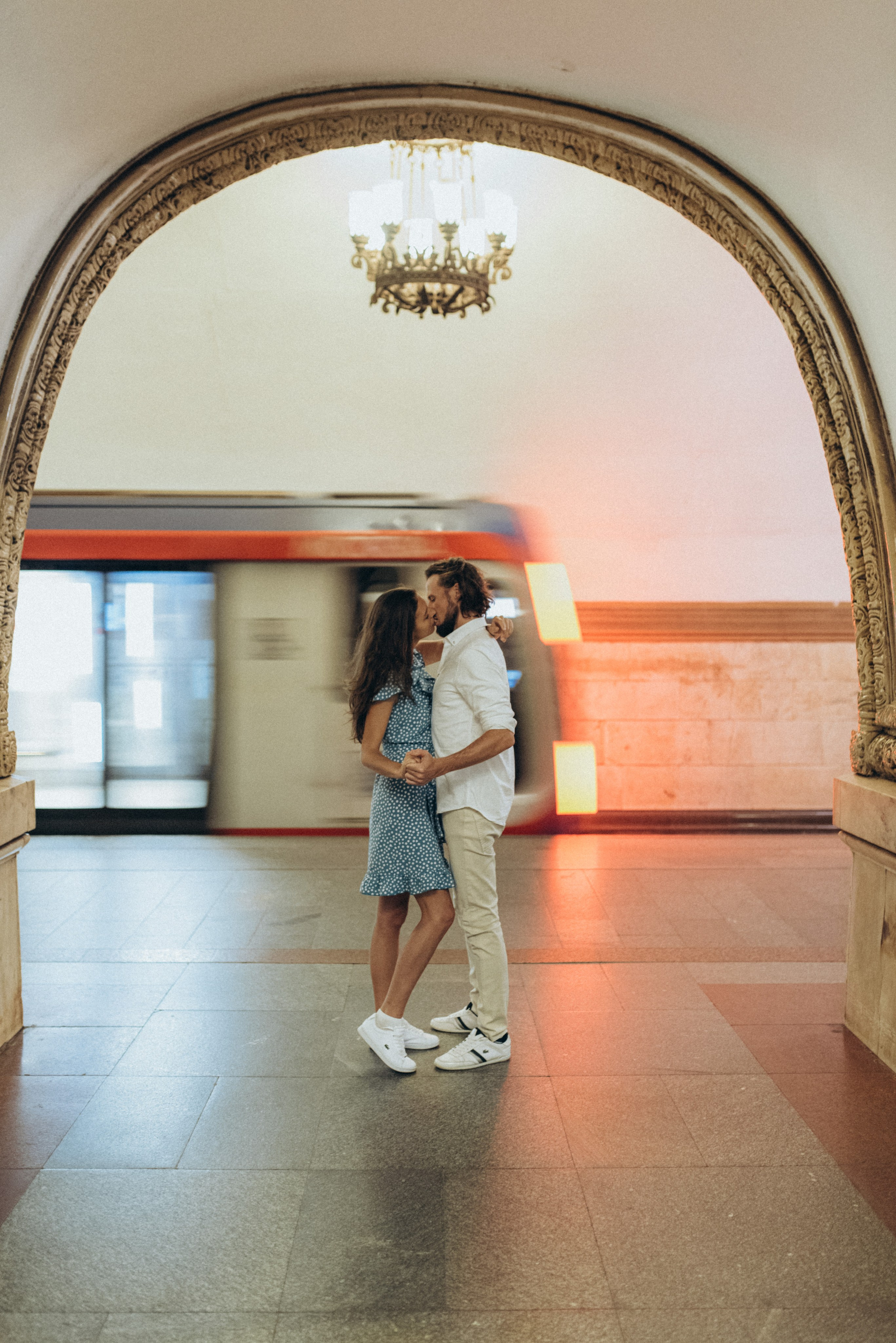 Lovestory в метро. Семейный фотограф в Москве Екатерина Север