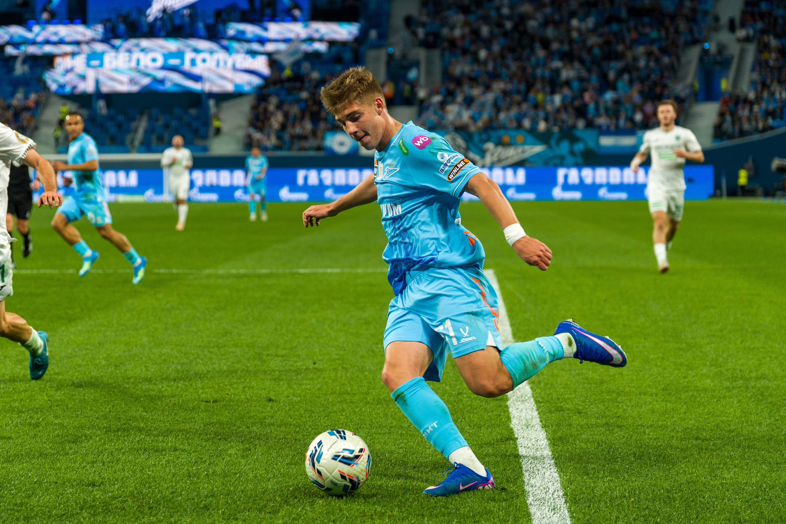 Зенит — Ахмат 2:0: фотогалерея матча 27-го тура РПЛ на Газпром Арене | Антон Гауф. Спортивный фотограф в Санкт-Петербурге | Антон Гауф