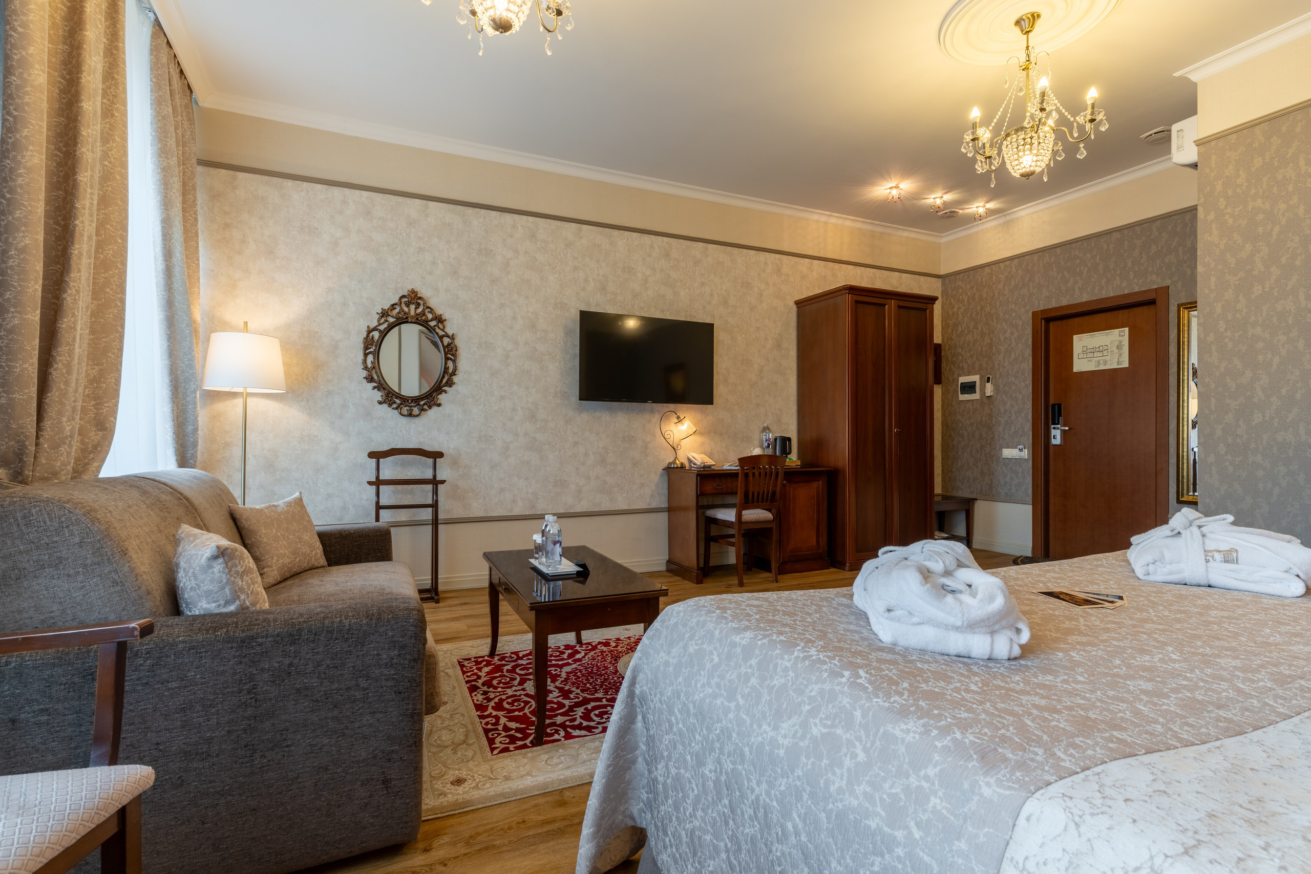 Интерьерная фотосъёмка отеля «Пётръ», Санкт-Петербург