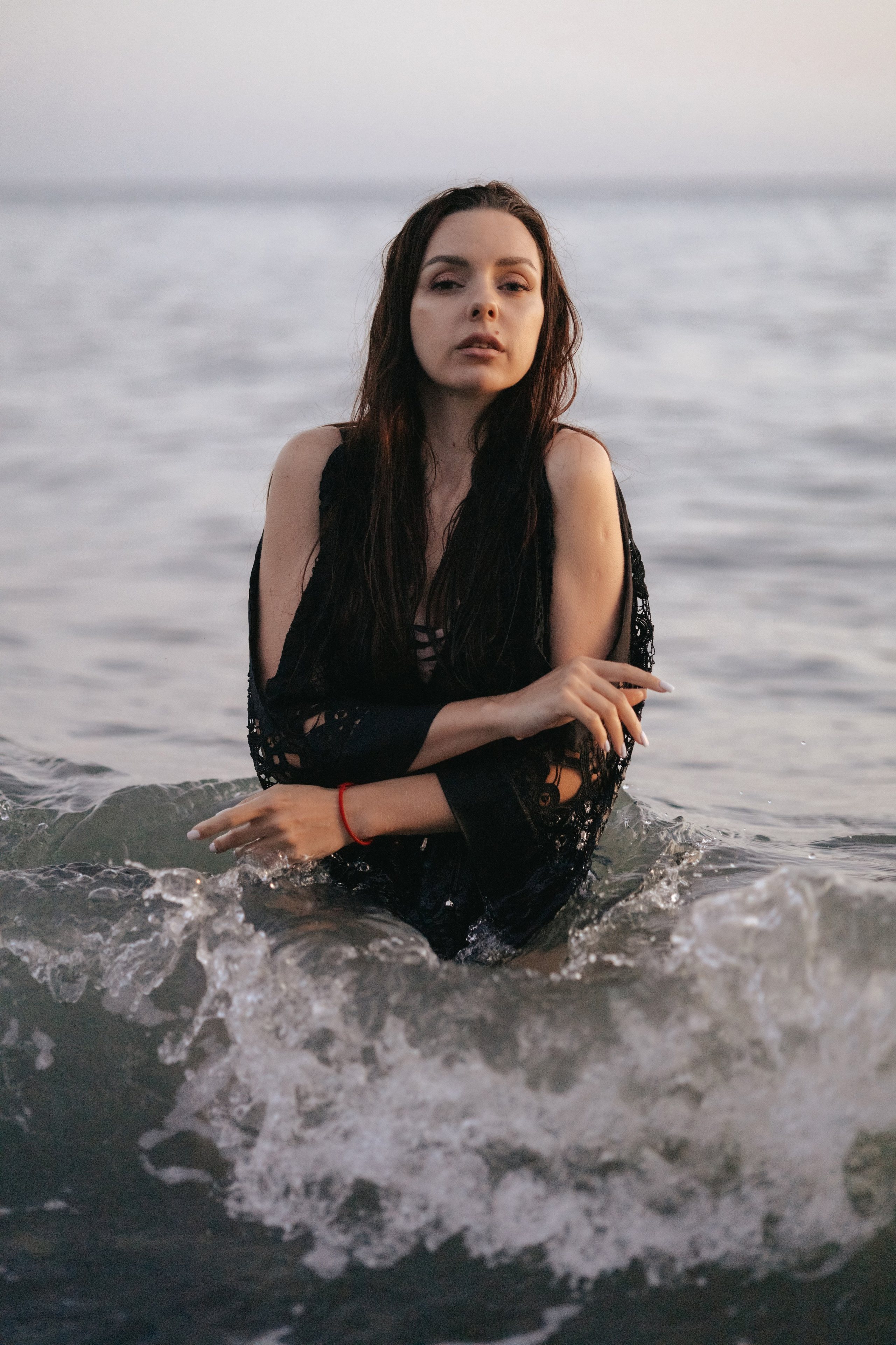 Юлия. Заката на скале Парус. Семейный и портретный фотограф в Геленджике Любовь Бодрова