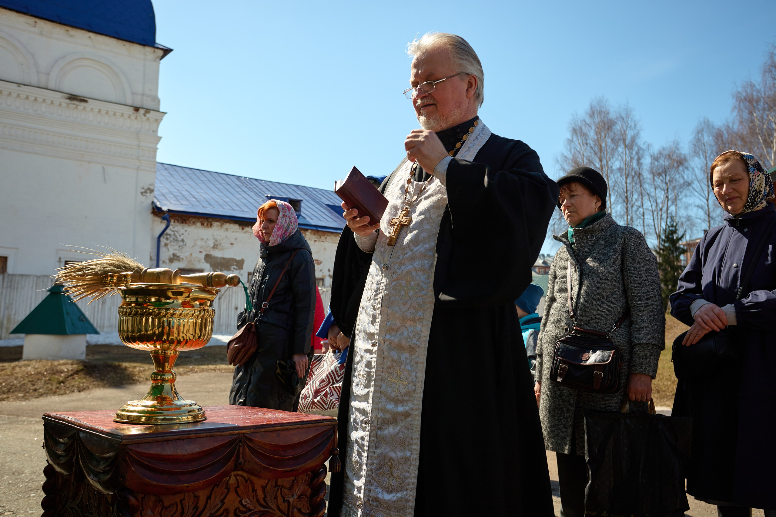 Освящение куличей. Фотограф Илья Прохоров в Кирове