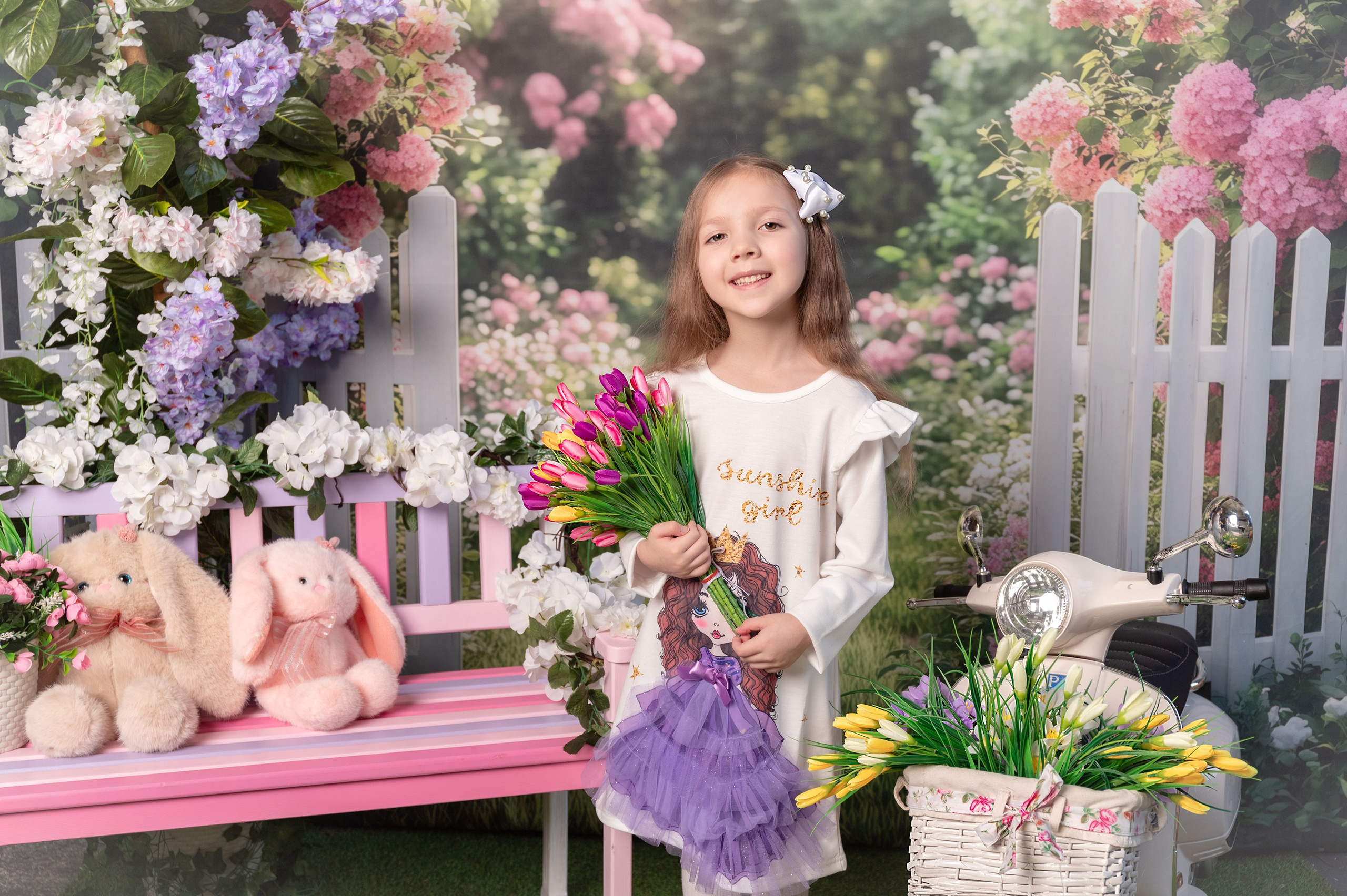 Весенняя съемка «Цветущий сад». Школьный-дошкольный фотограф в Уфе и Башкирии Вильданов Руслан