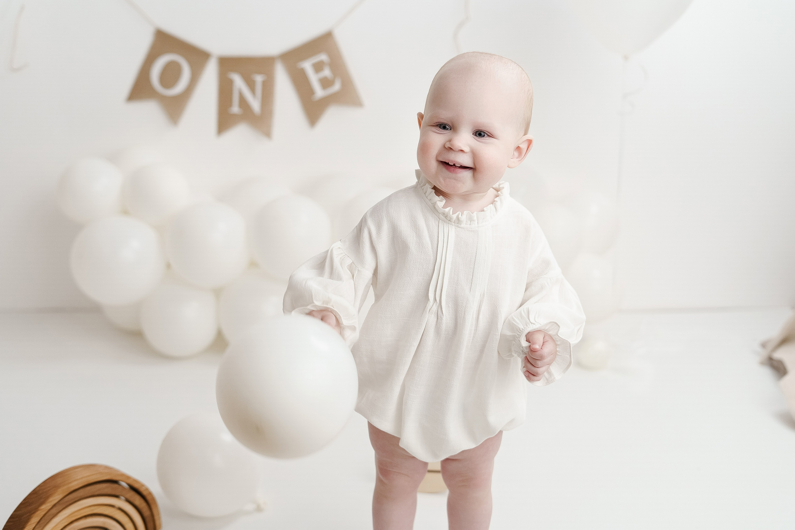 Шары к тарифу «годик эксклюзив». Фотограф новорожденных в г. Павлово Беспалова Екатерина