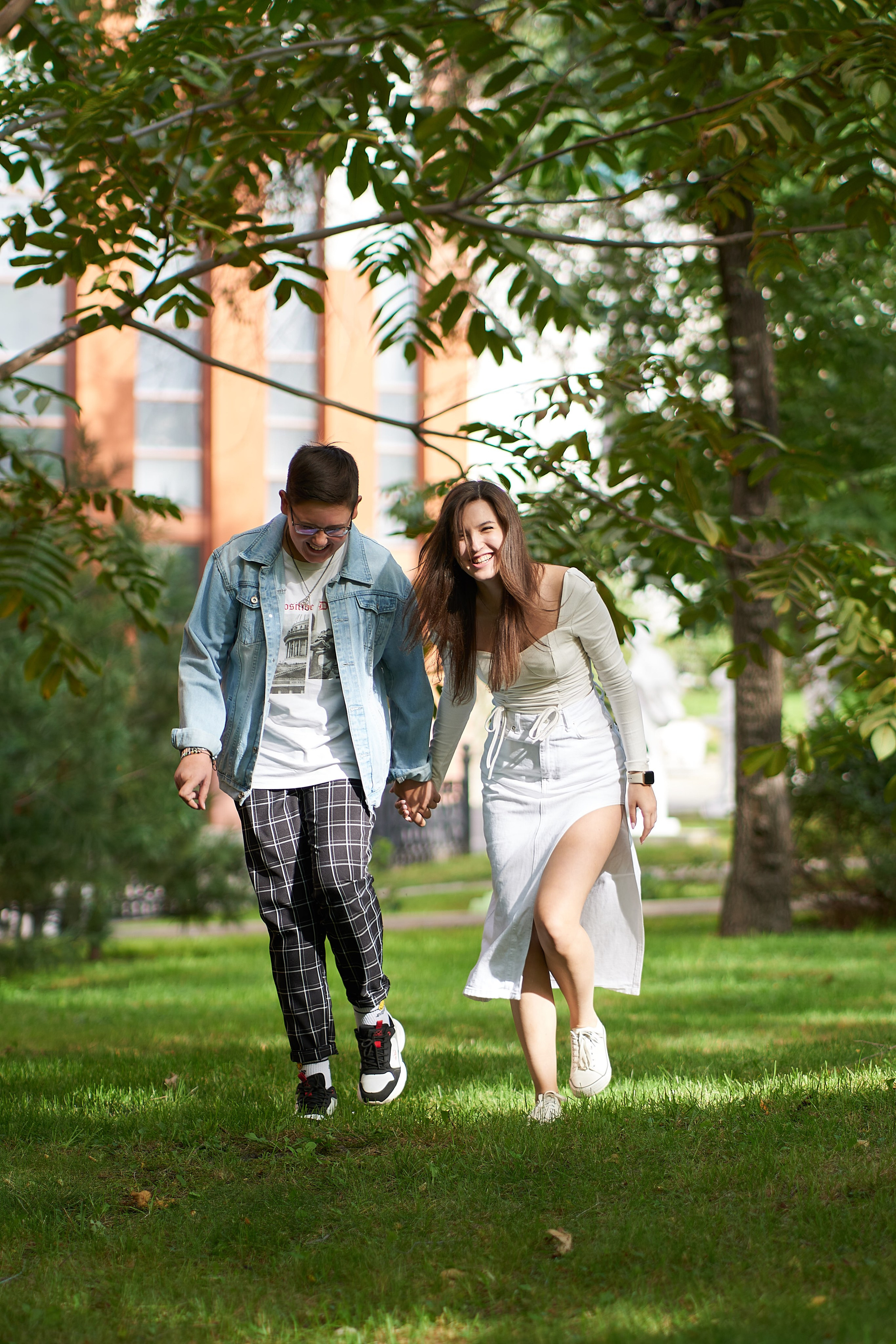 Прогулка с семьёй. Анна Катасонова