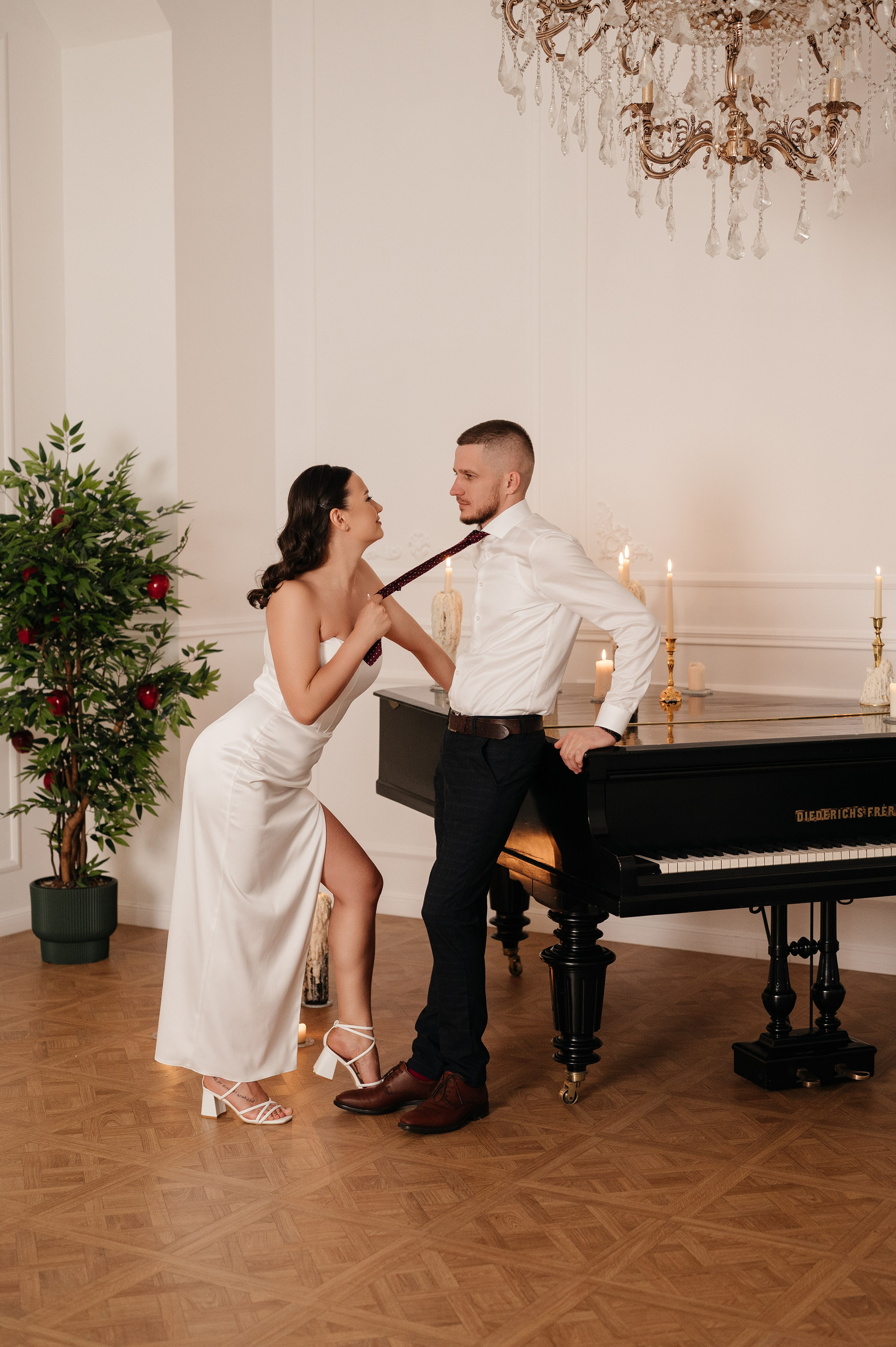 Свадебная фотосессия в студии. Свадебный и семейный фотограф в Краснодаре Алина Мельник