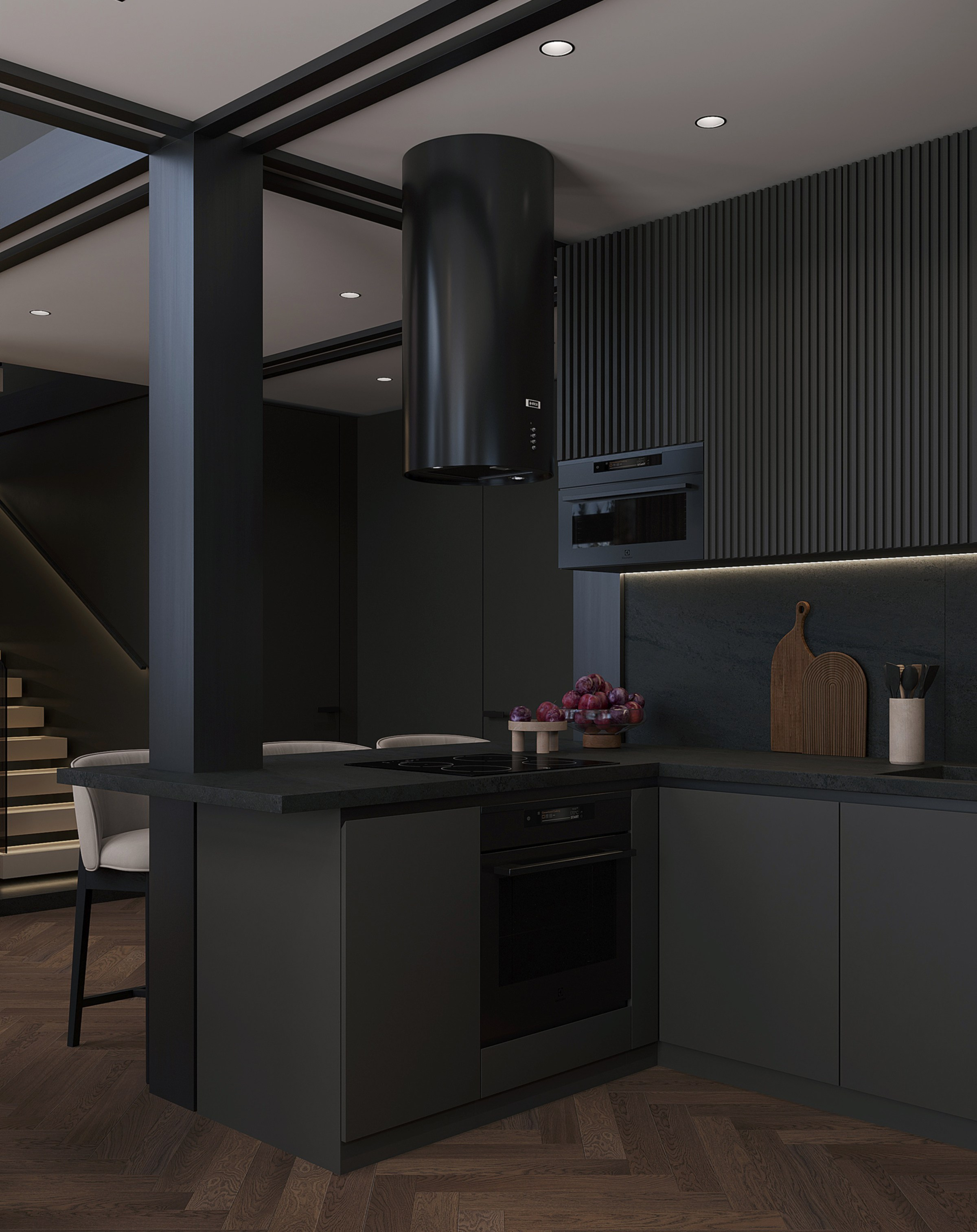 Проект Фахверк Омск. Студия дизайна интерьера Лактионовой Елены