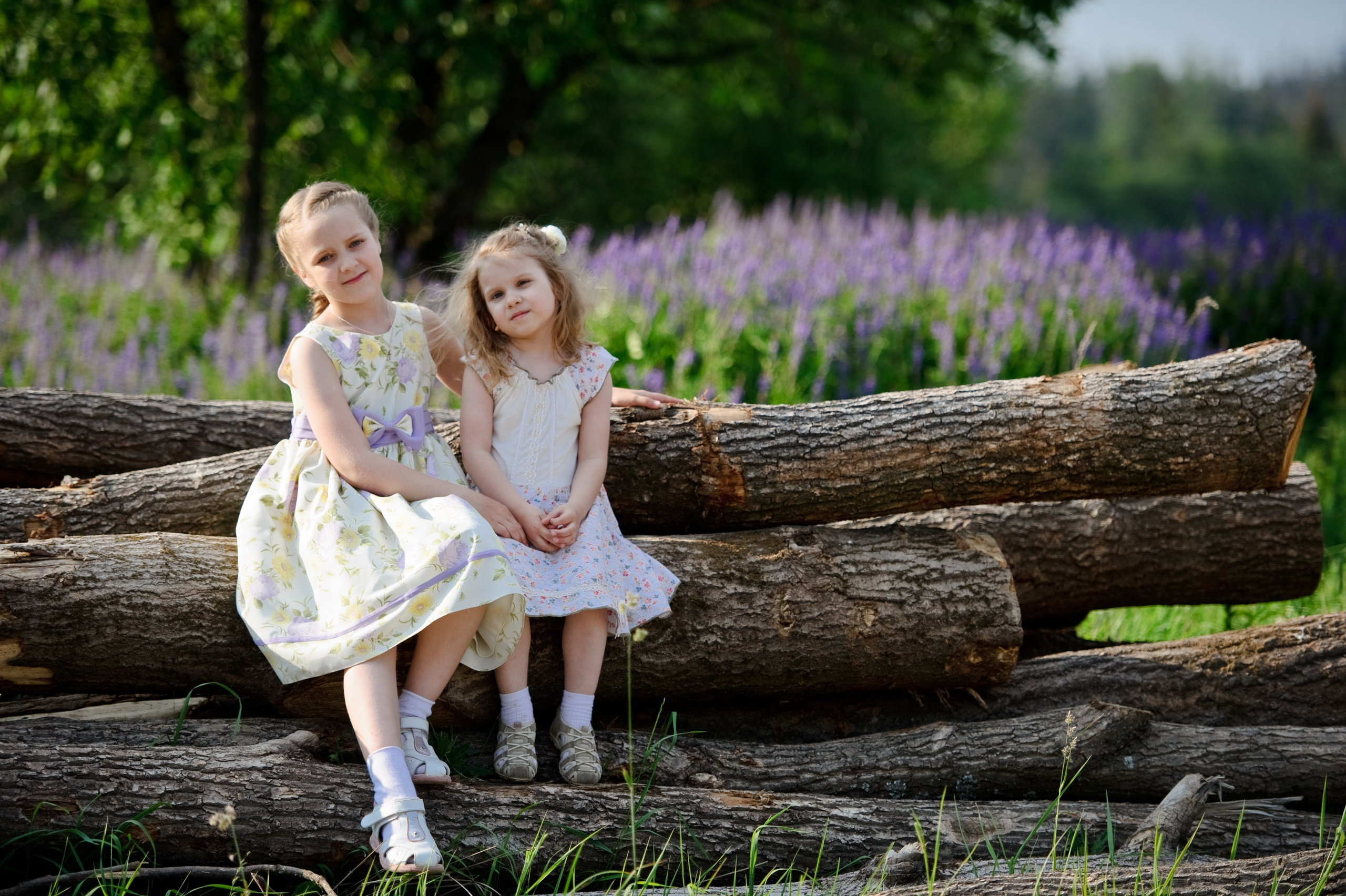 Лилия, Дарина, Элина и Владислава. Мама и дочки. Прогулка, Зеленоград. Семейный фотограф Анна Дубовская