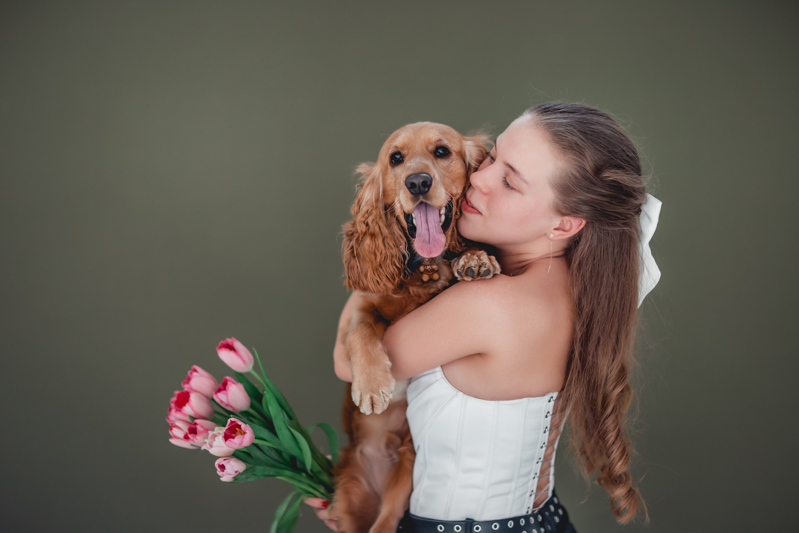 Лада и Барни. Семейный фотограф анималист Мария Крючкова