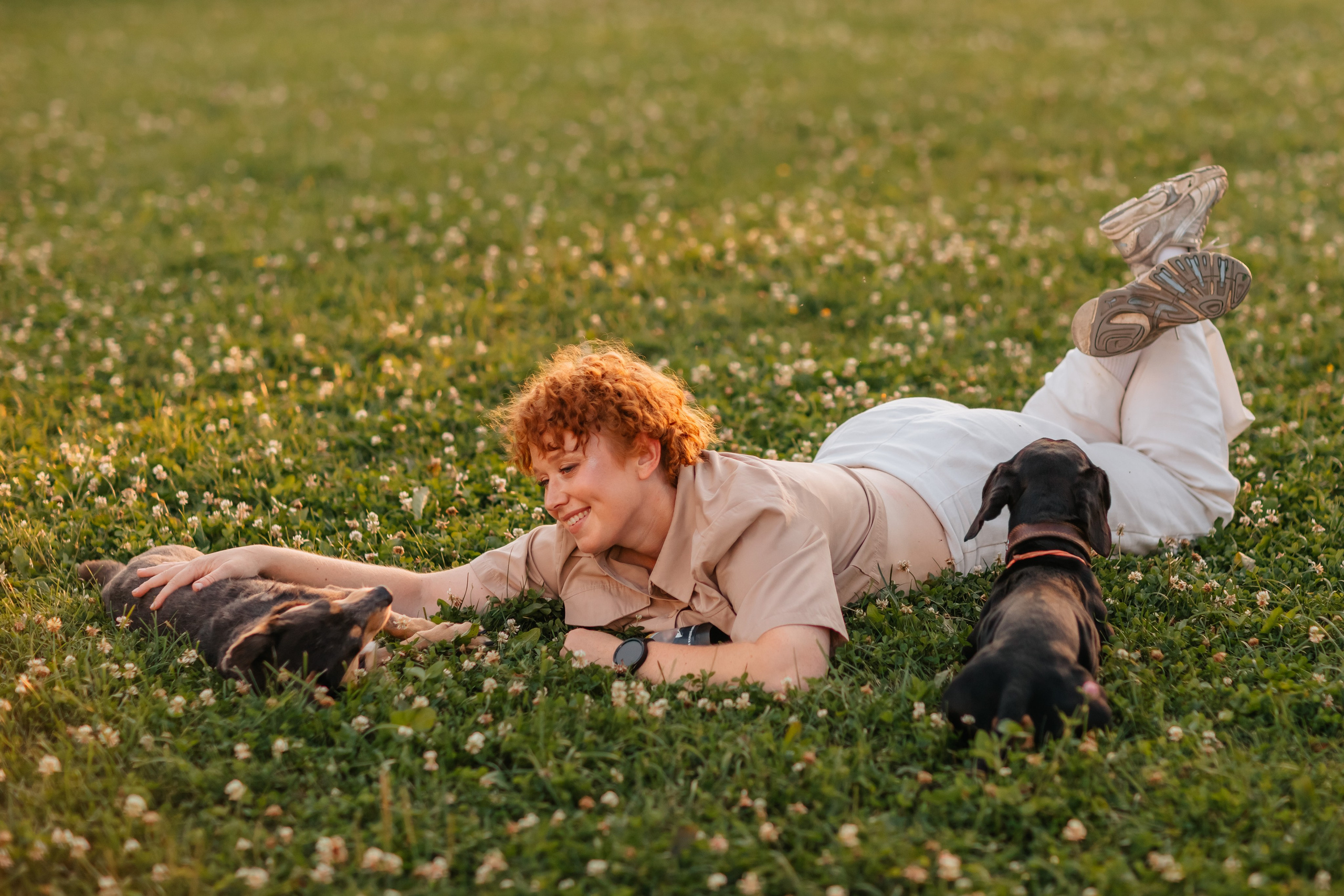 Анна, Шкипер и Джина. Семейный фотограф анималист Мария Крючкова